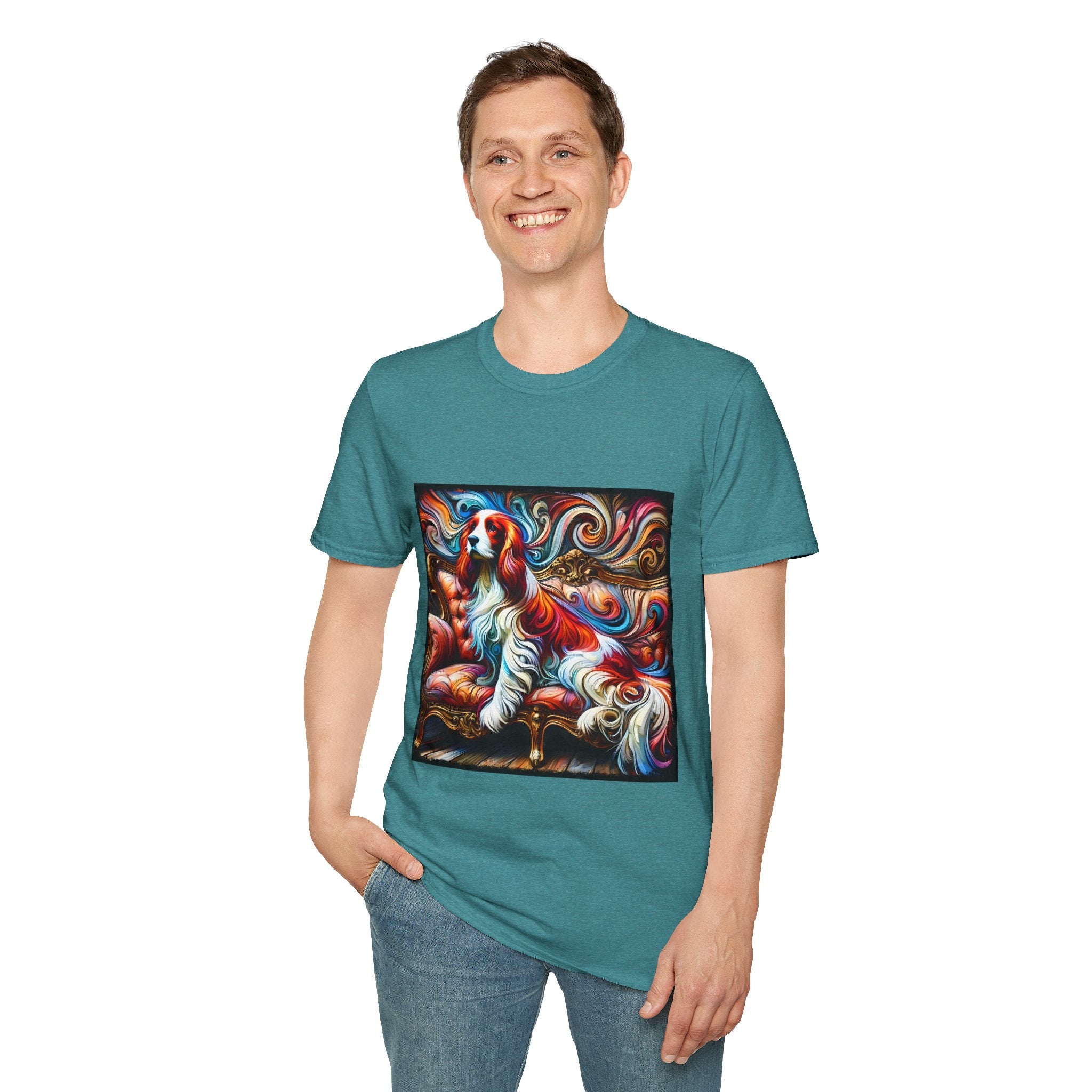 English Springer Spaniel Bold Swirl | Unisex Dog T-Shirt