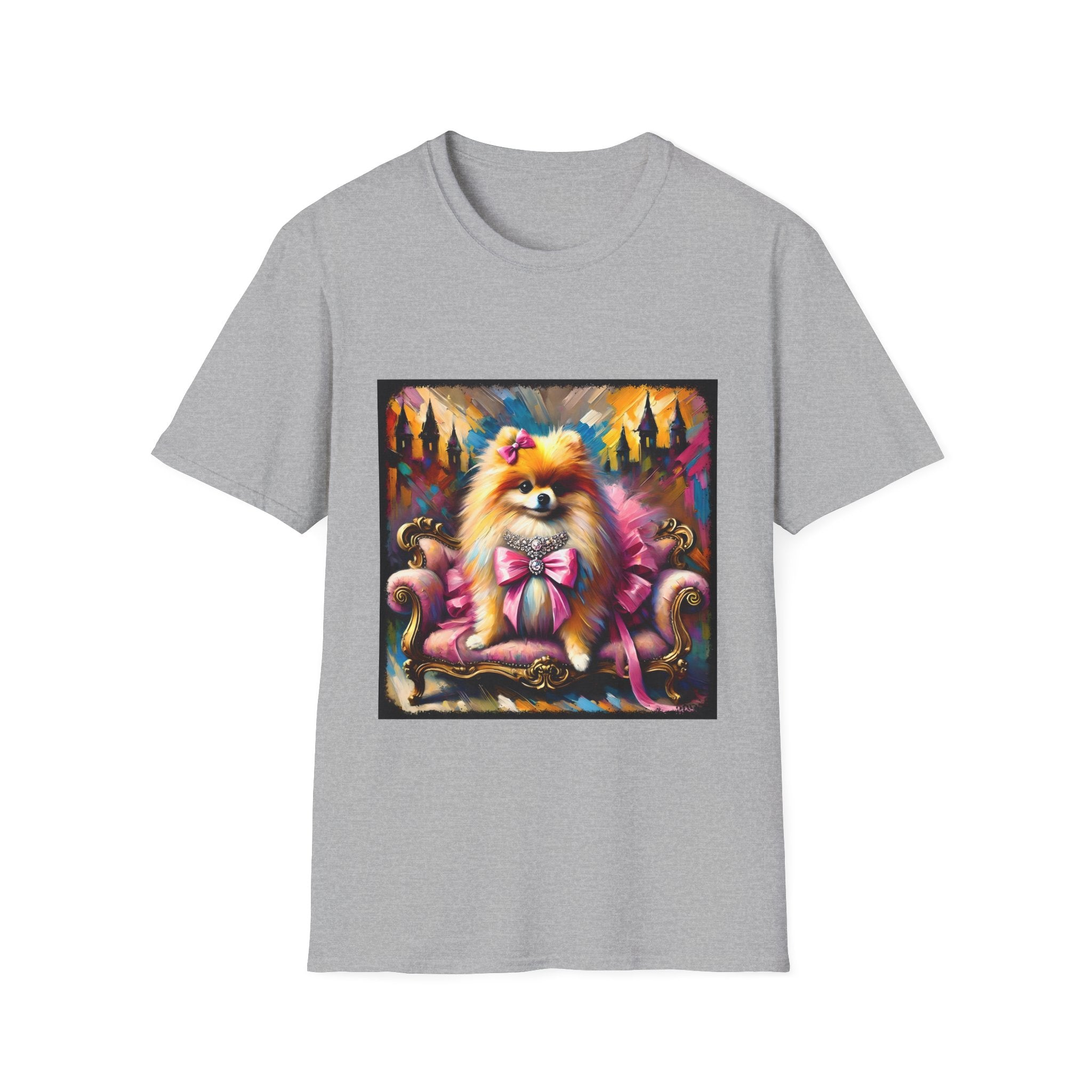 Pomeranian Pink Princess Classic | Unisex Dog T-Shirt