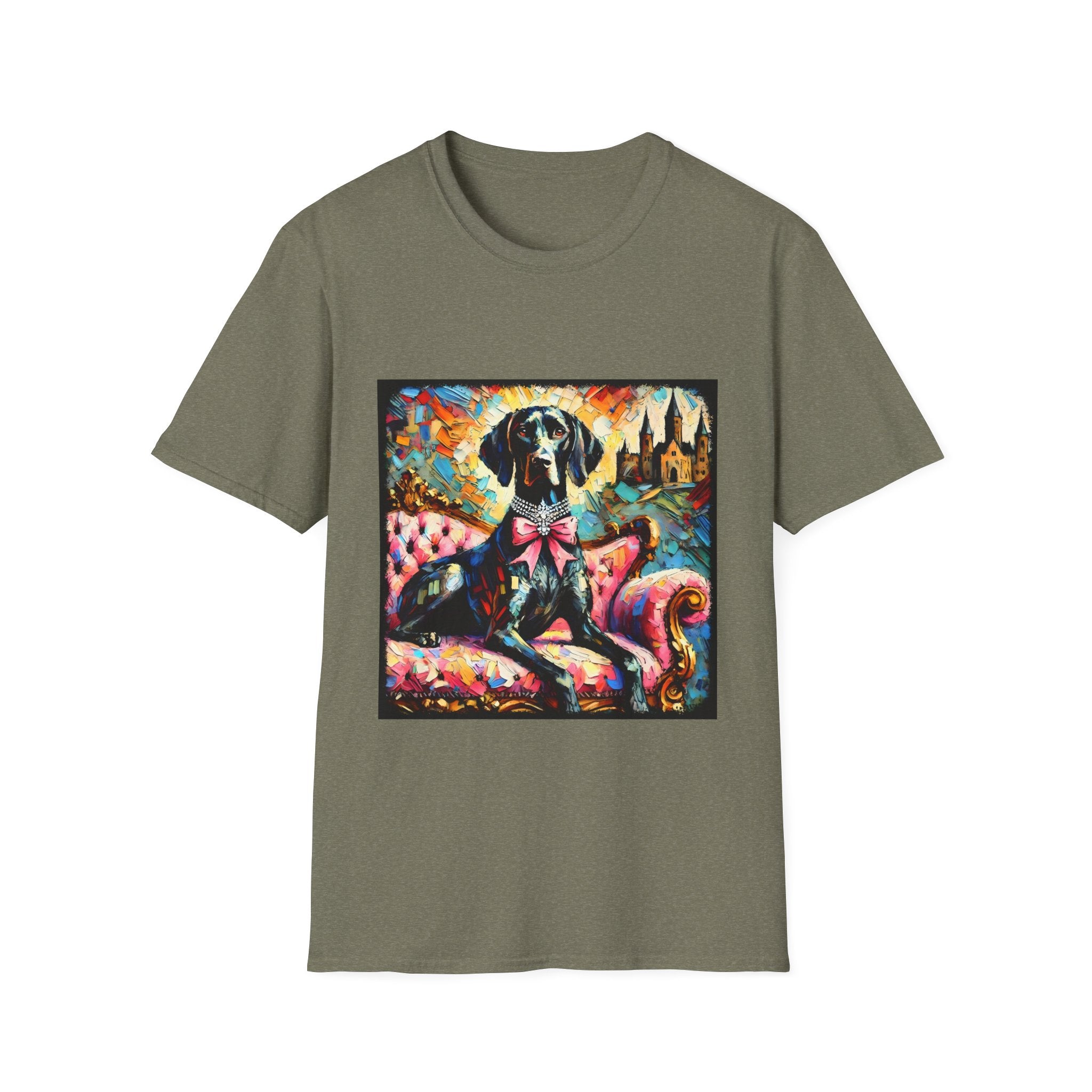 German Shorthaired Pointer Diamond Princess Classic II | Unisex Dog T-Shirt