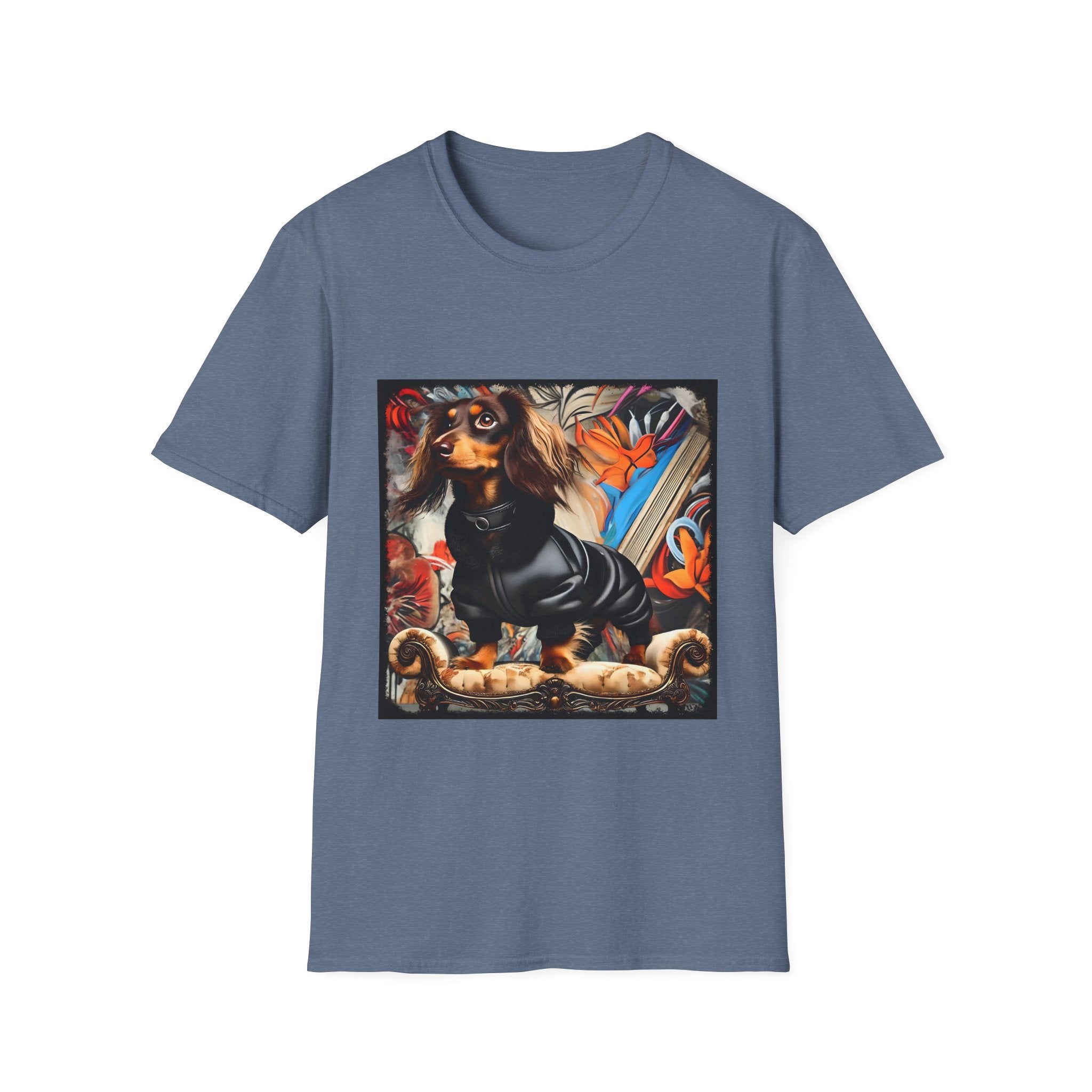 Dachshund Grunge Chic | Unisex Dog T-Shirt