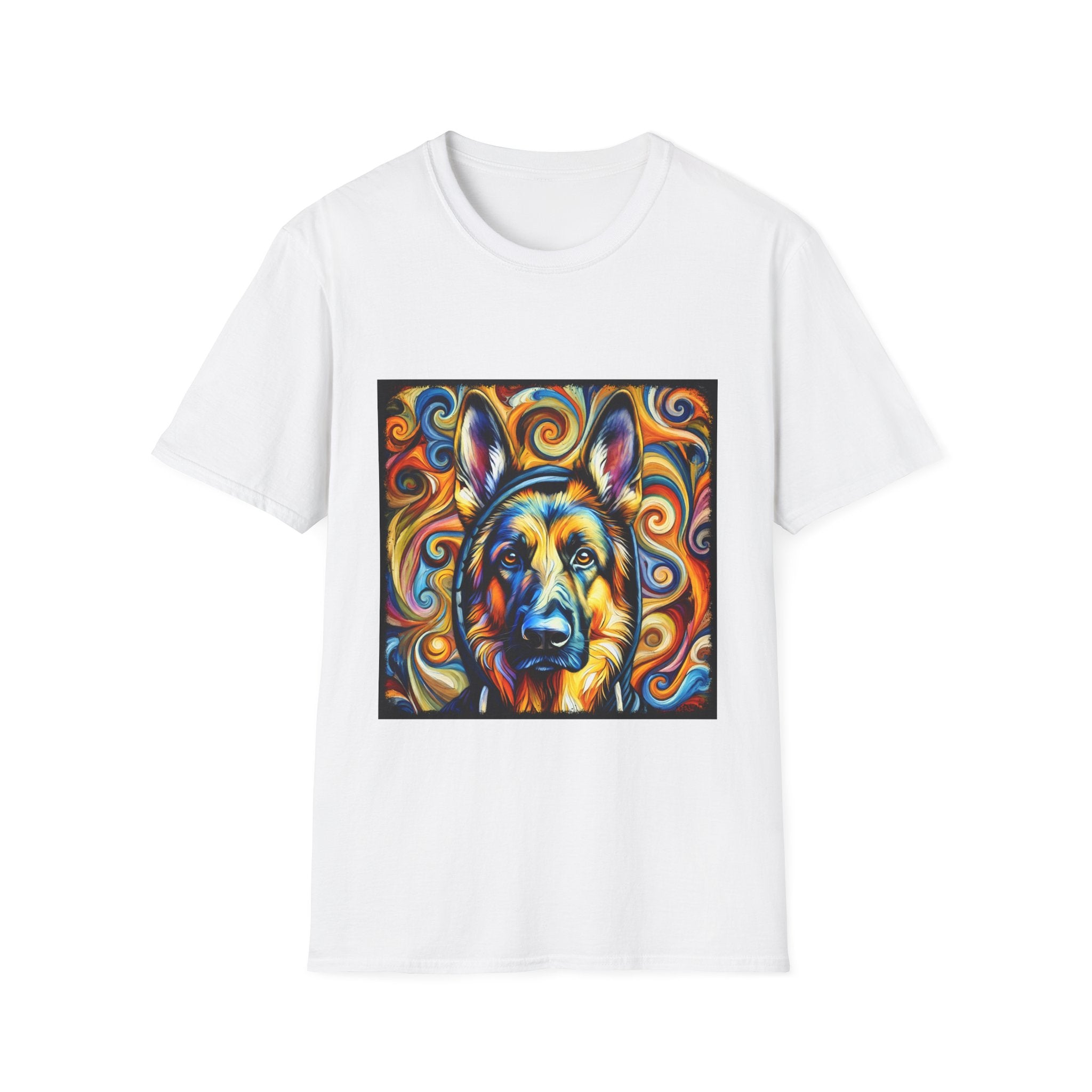 German Shepherd Shirt | Relaxed Swirl Dog Lover Tee