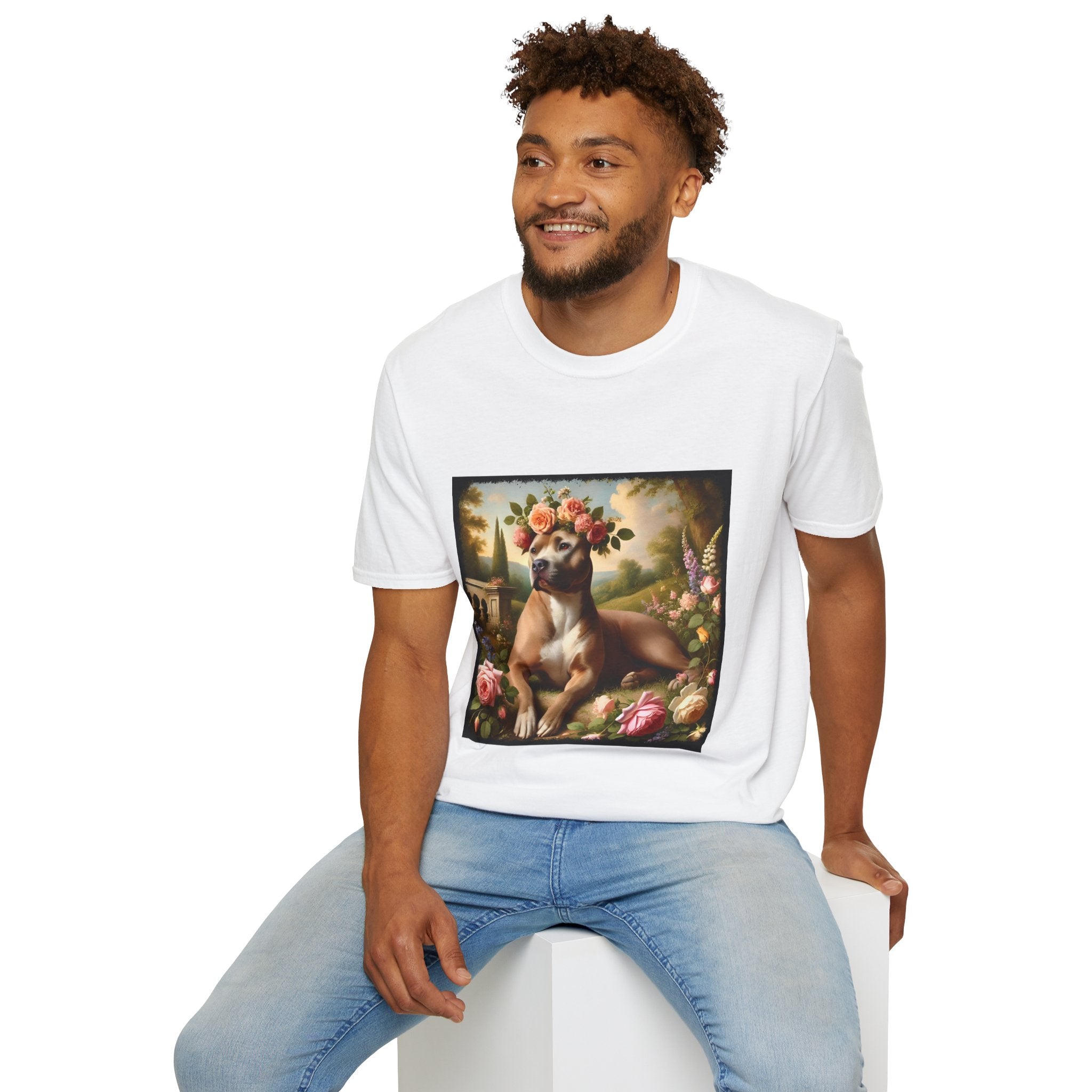 American Pit Bull Terrier Shirt | Botanical Beauty Dog Lover Tee