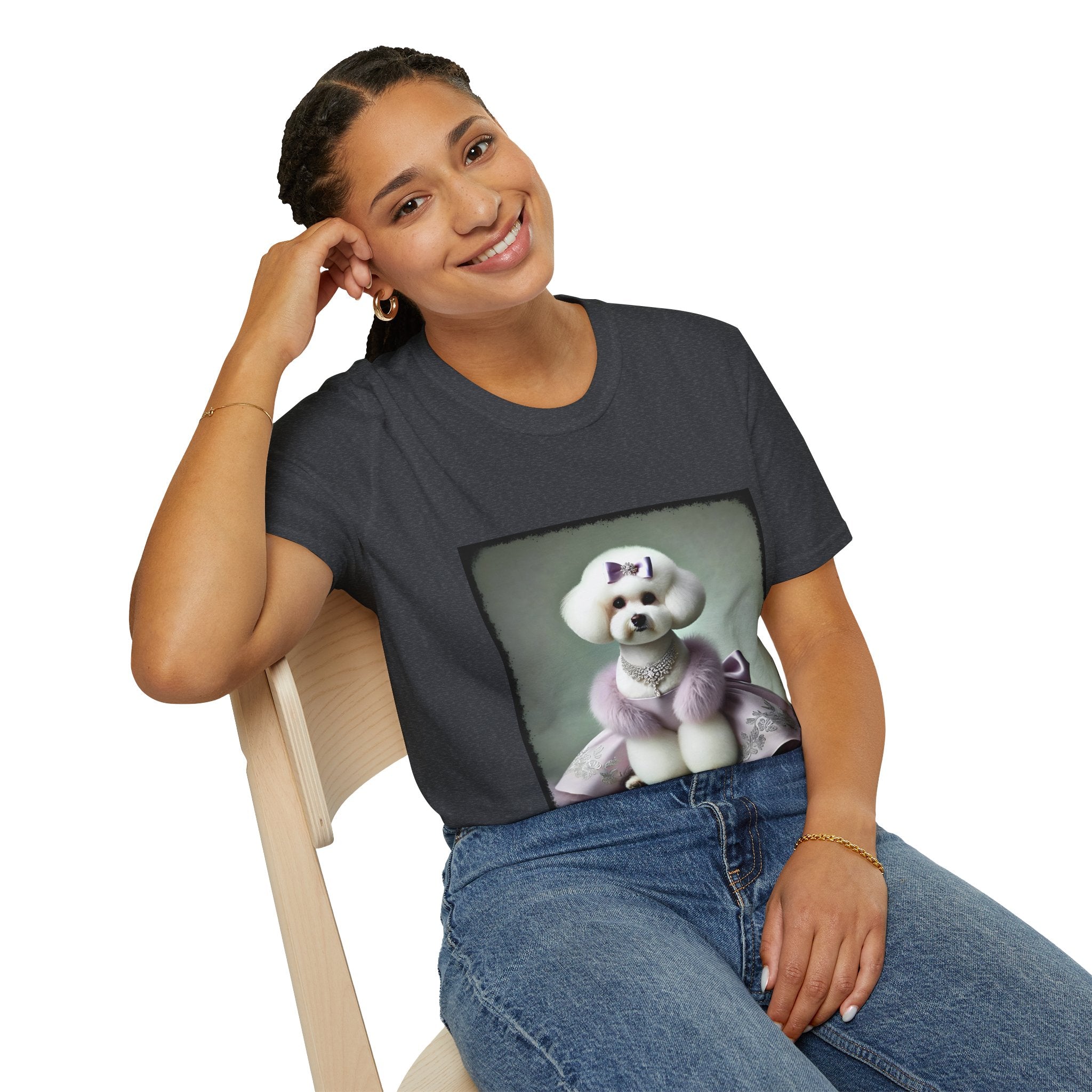 Bichon Frise Glam Girl | Unisex Dog T-Shirt