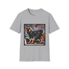 German Shepherd Leather Rebel | Unisex Dog T-Shirt