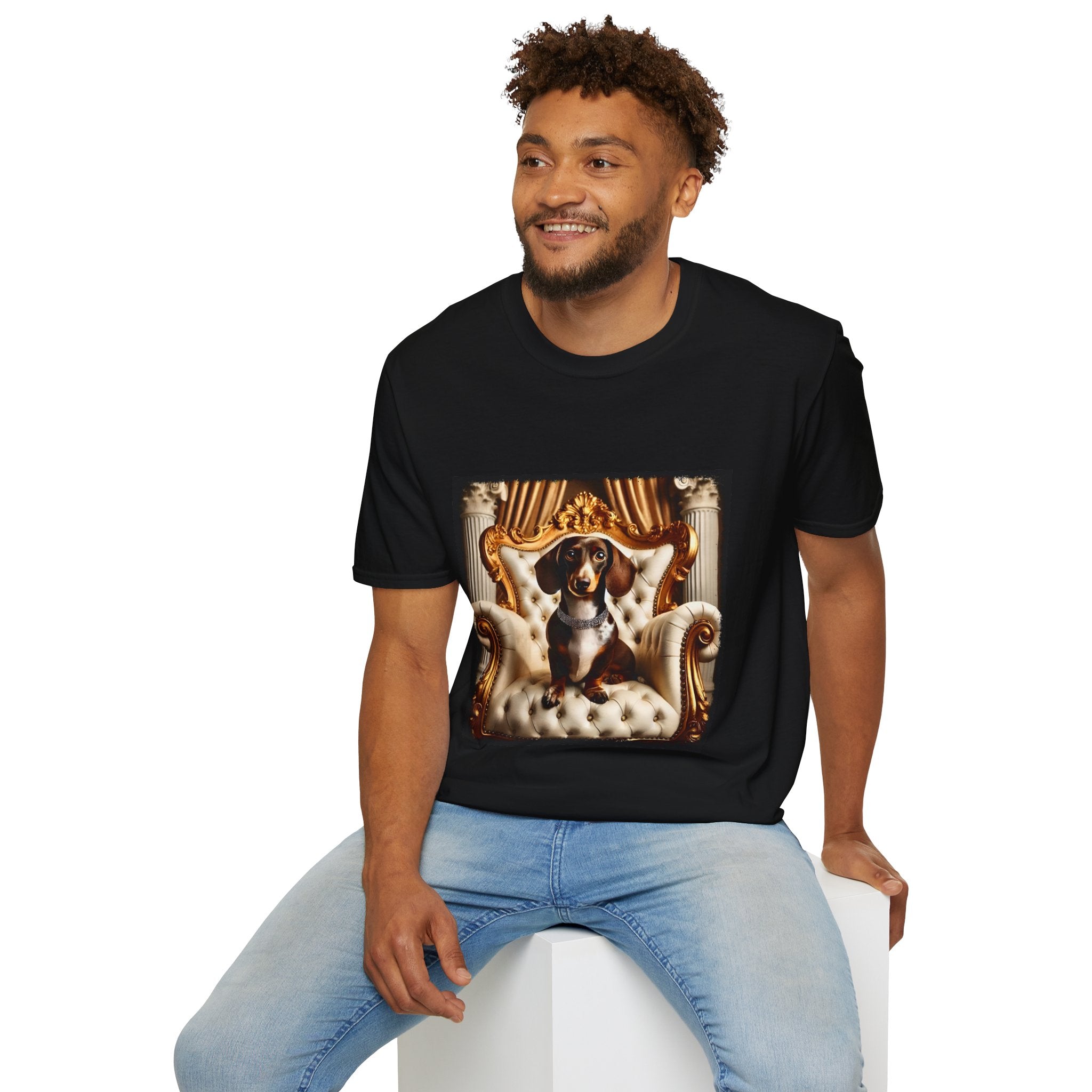Dachshund Gold Drip | Unisex Dog T-Shirt