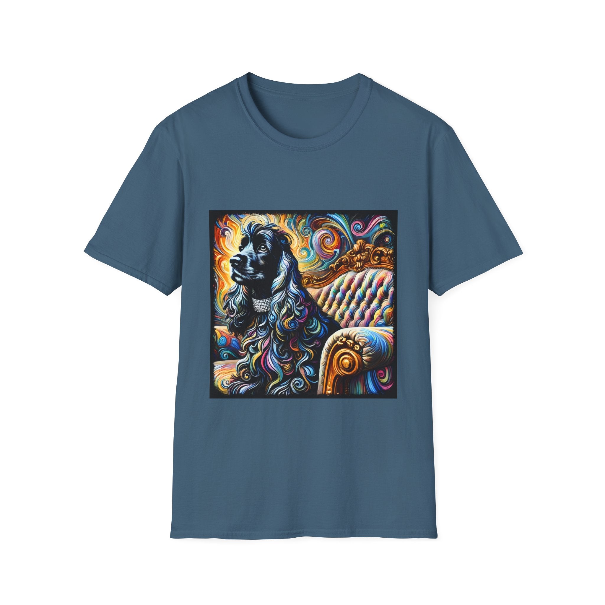 Cocker Spaniel Bold Swirl | Unisex Dog T-Shirt