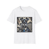 Schnauzer B&W Bold Eyes | Unisex Dog T-Shirt