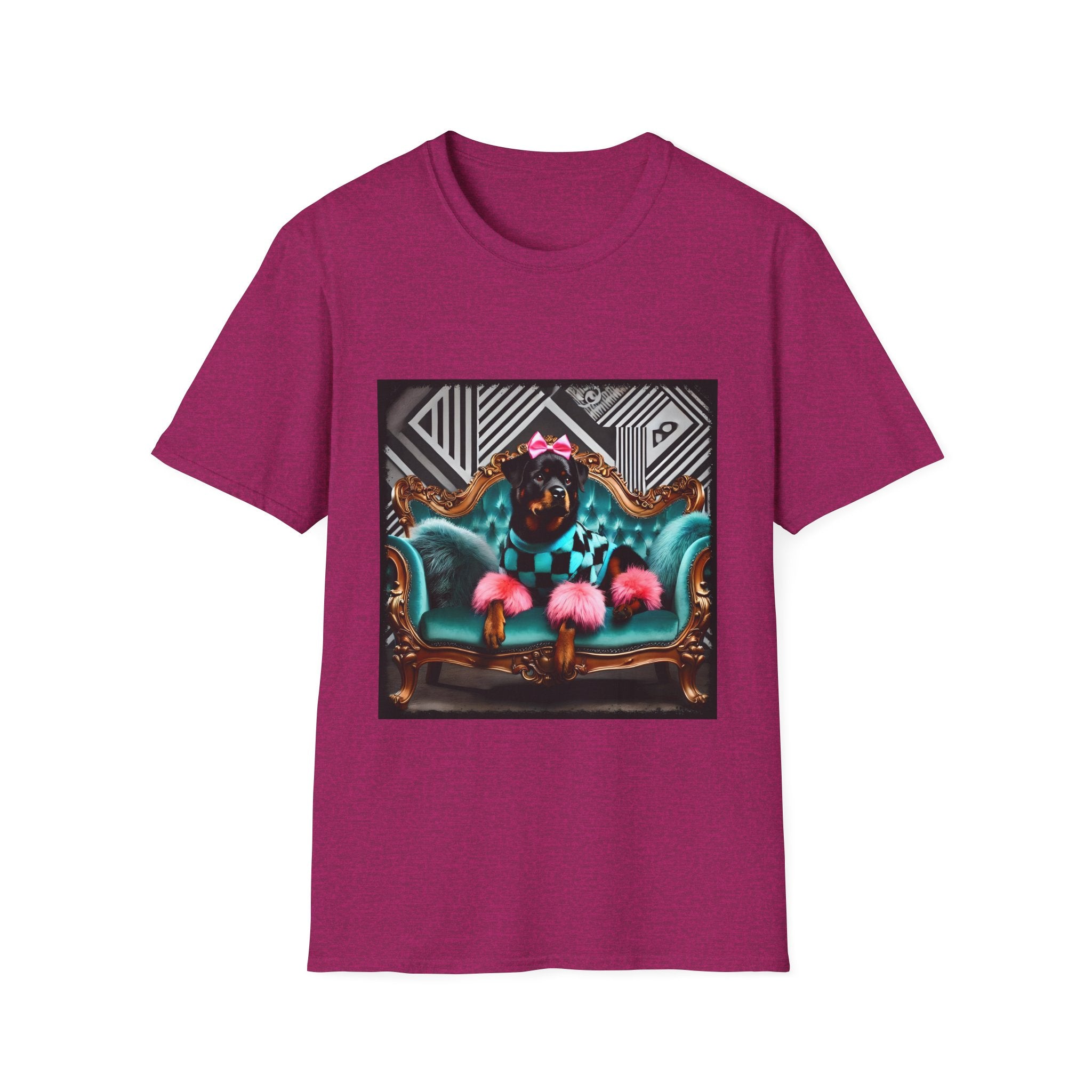 Rottweiler Fierce Fashionista | Unisex Dog T-Shirt