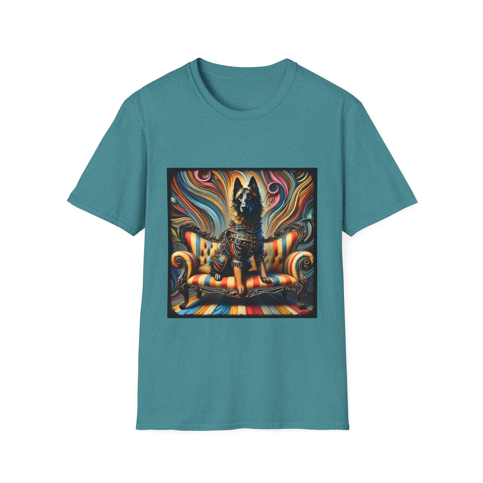 Belgian Malinois Vivid Rocker | Unisex Dog T-Shirt