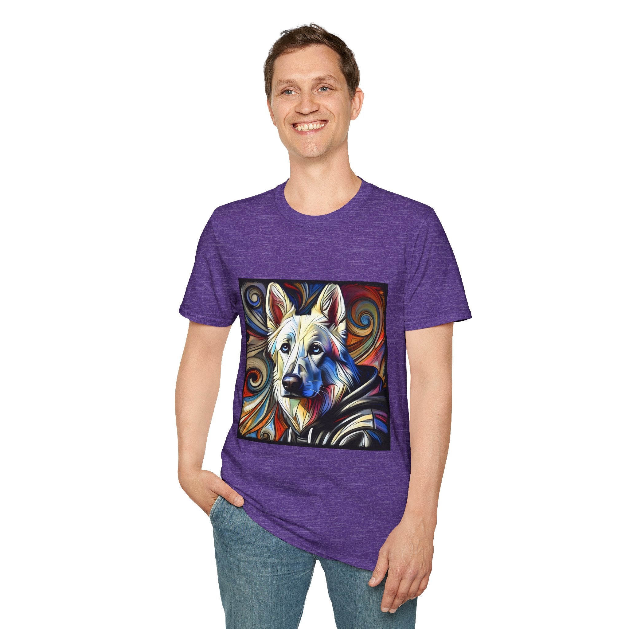 German Shepherd Hoodie Swirl | Unisex Dog T-Shirt