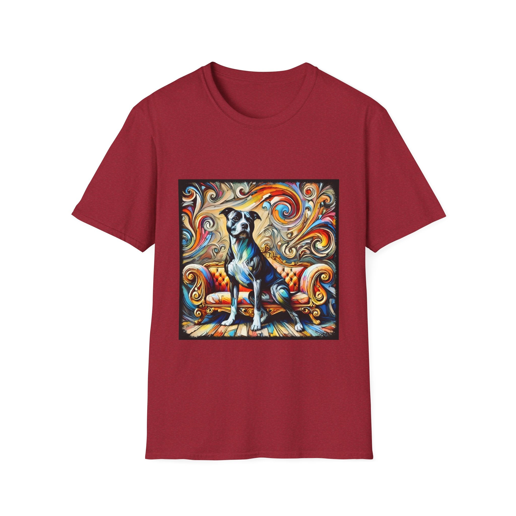 American Pit Bull Terrier Shirt | Kaleidoscopic Swirl Dog Lover Tee