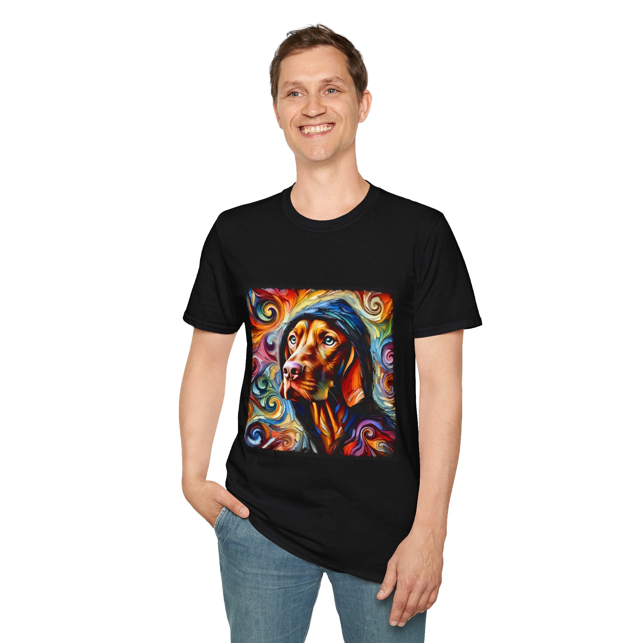Vizsla Relaxed Swirl | Unisex Dog T-Shirt