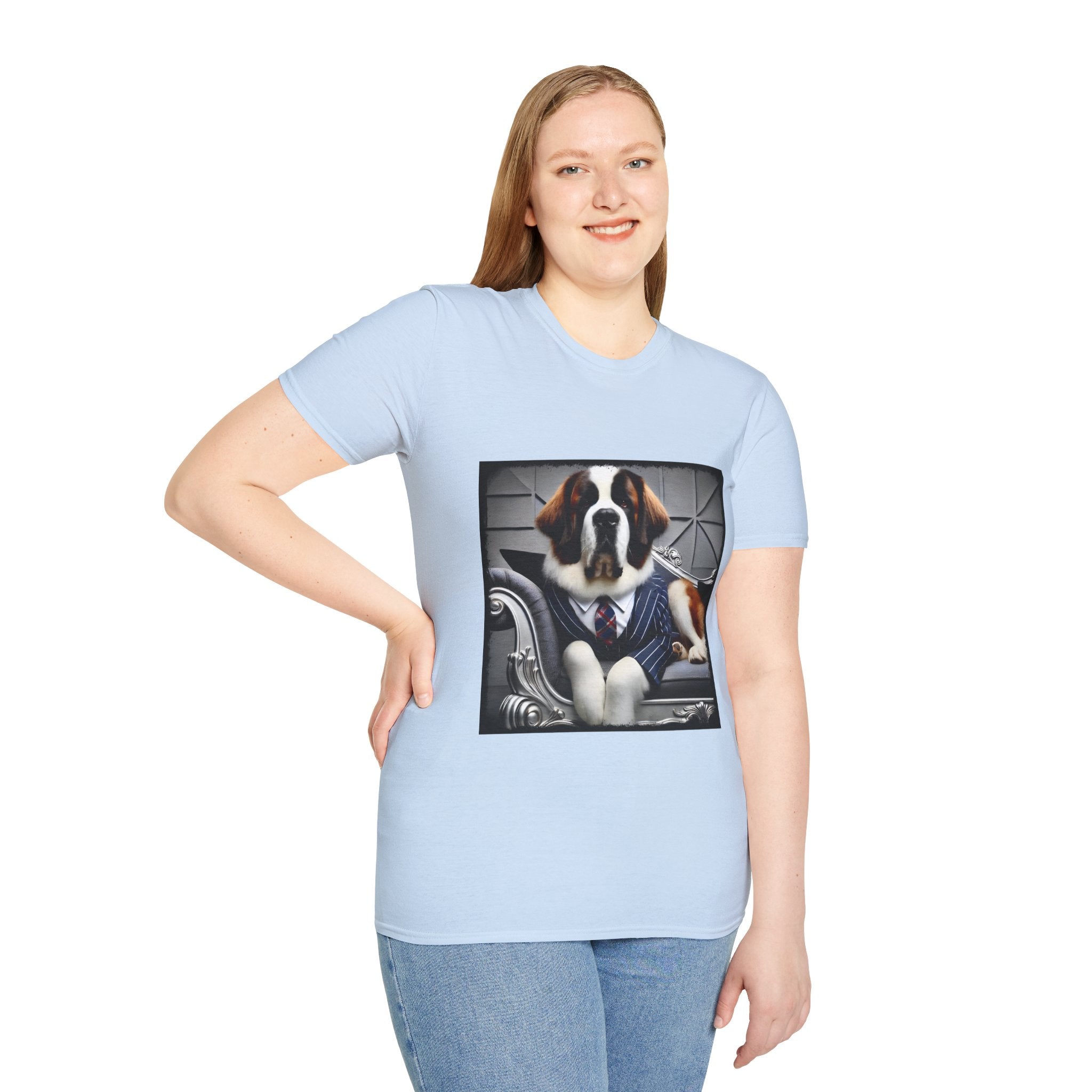 Saint Bernard Tux Luxe | Unisex Dog T-Shirt