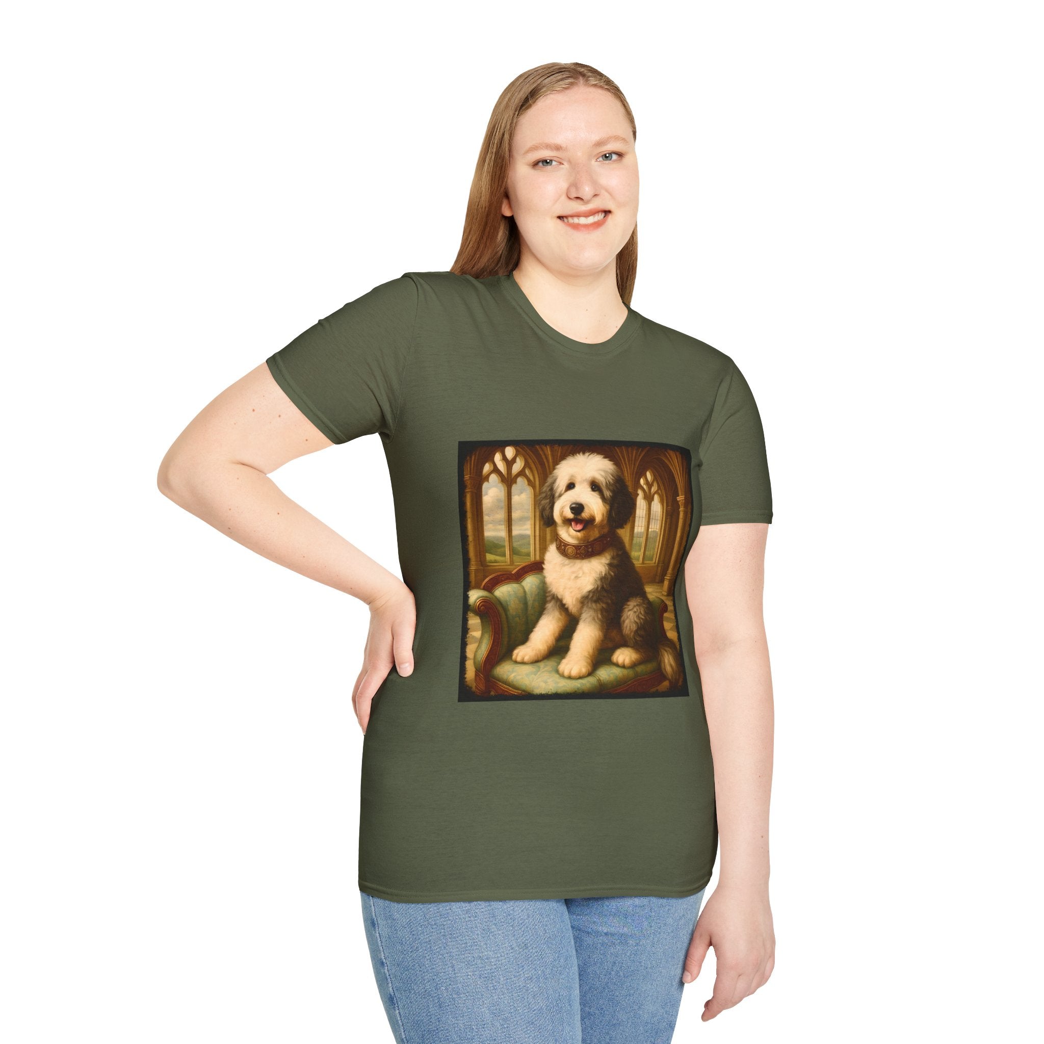 Sheepadoodle Posh Prince | Unisex Dog T-Shirt