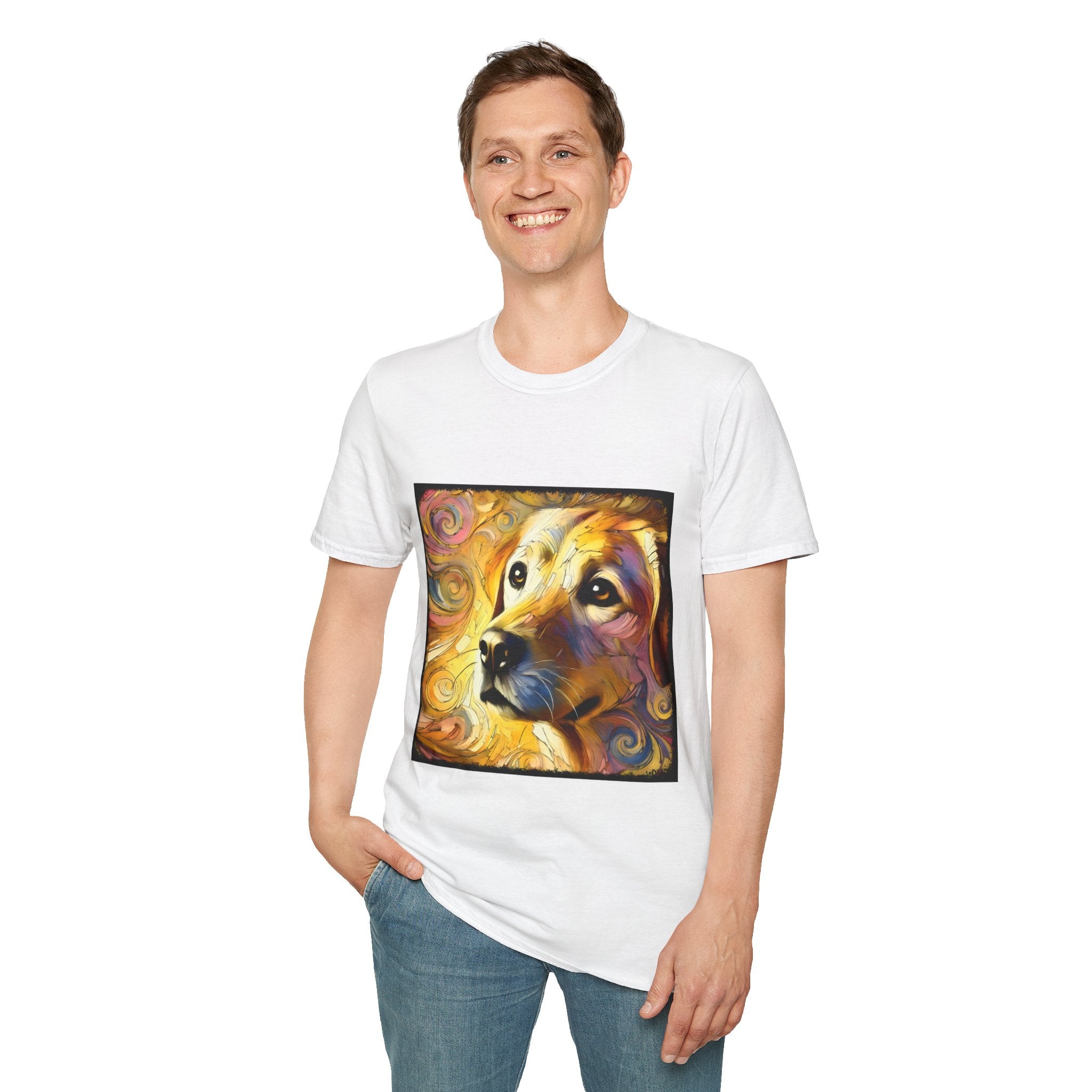 Golden Retriever Shirt | Golden Swirl Dog Lover Tee