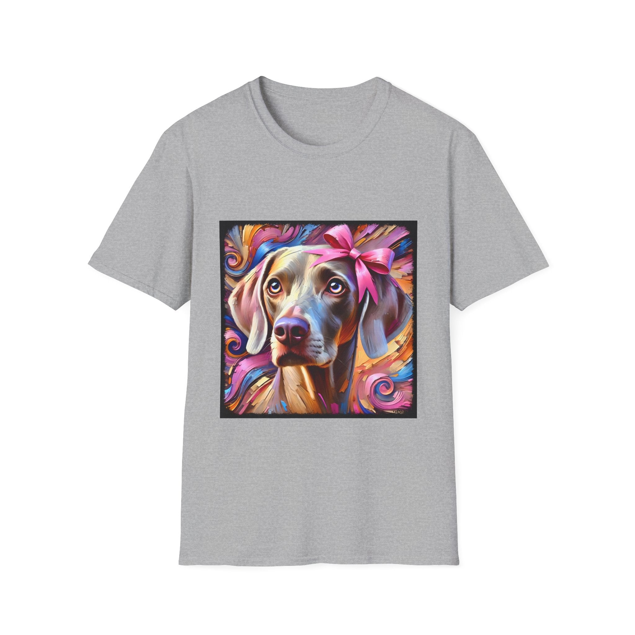 Weimaraner Textured Classic | Unisex Dog T-Shirt