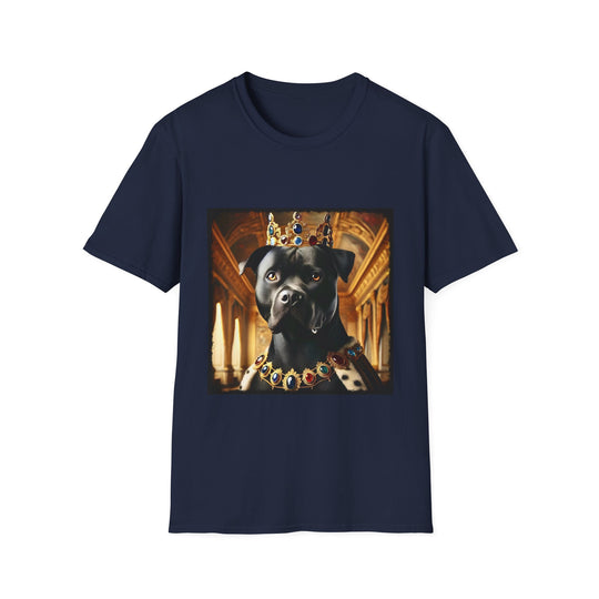 American Pit Bull Terrier King Supreme design dog lover unisex t-shirt in navy