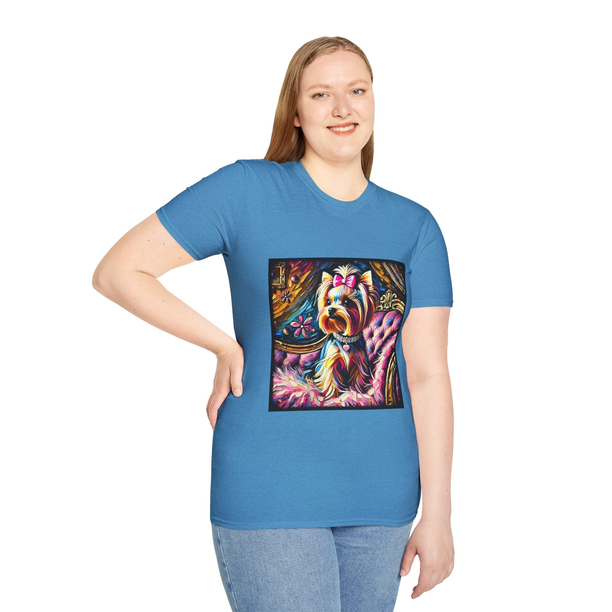 Yorkshire Terrier Pink Classic | Unisex Dog T-Shirt