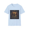 French Bulldog All Bark, No Bite, Just Snoring design dog lover unisex t-shirt in light blue