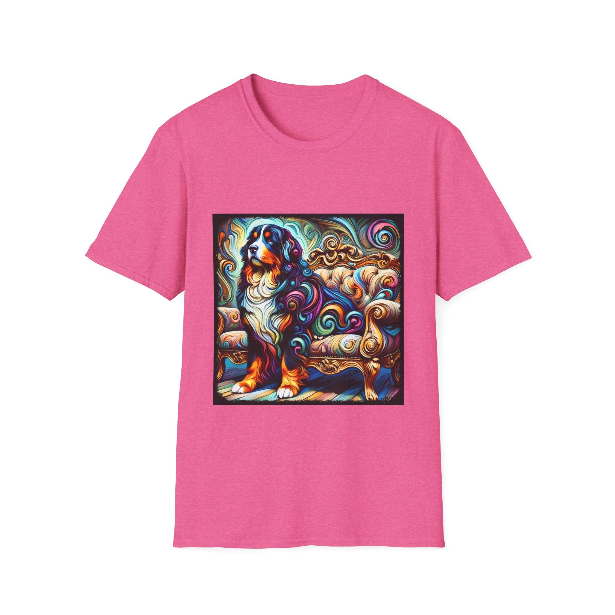 Bernese Mountain Dog Majestic Swirl | Unisex Dog T-Shirt