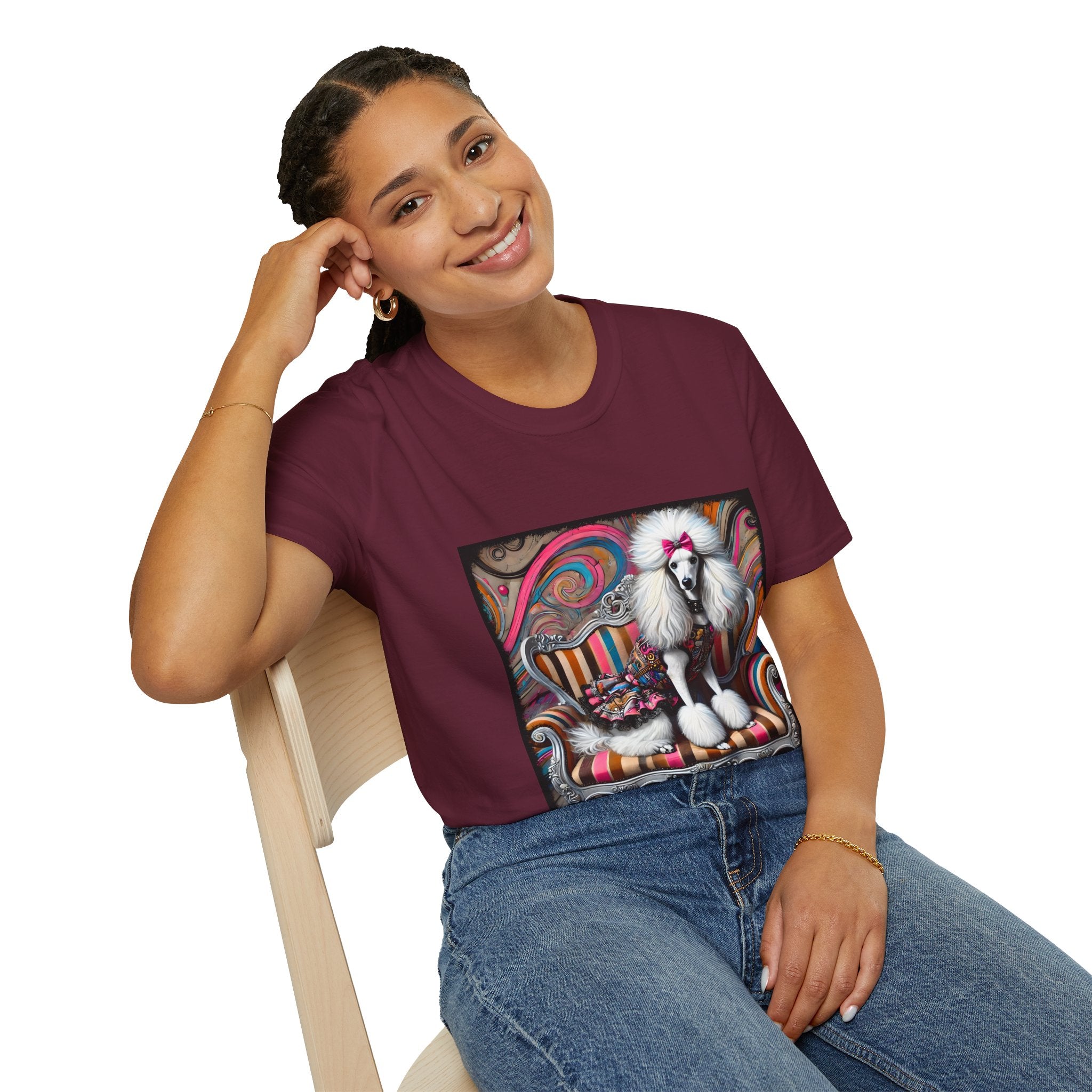 Poodle Chic Rocker | Unisex Dog T-Shirt