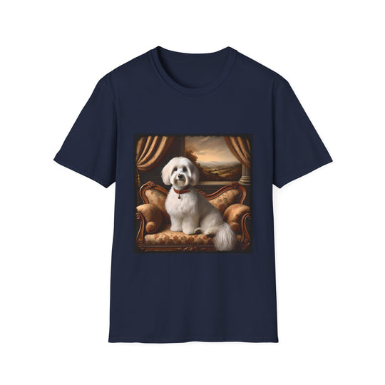 Havanese Pure Posh design dog lover unisex t-shirt in navy