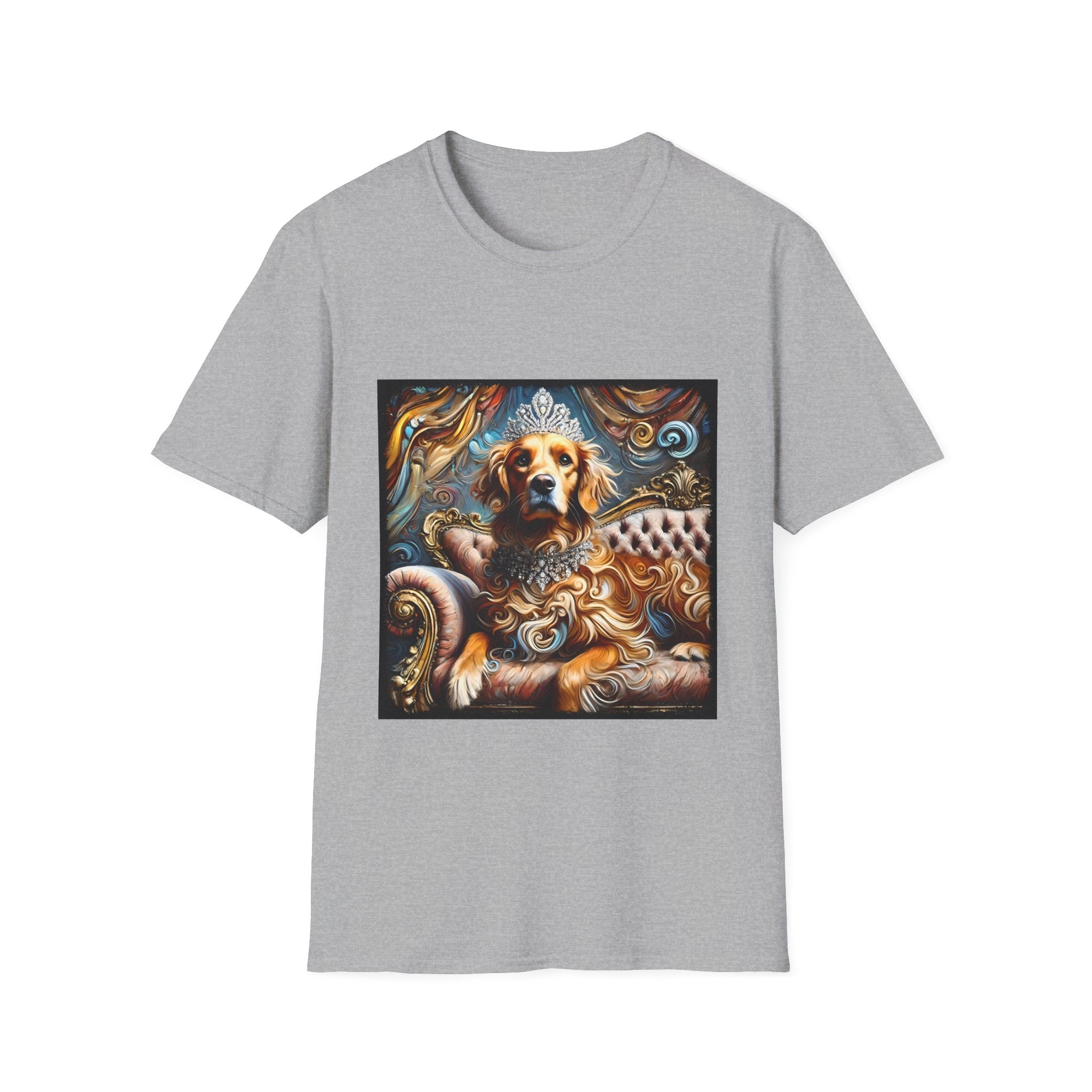 Golden Retriever Shirt | Diamond Diva Swirl Dog Lover Tee