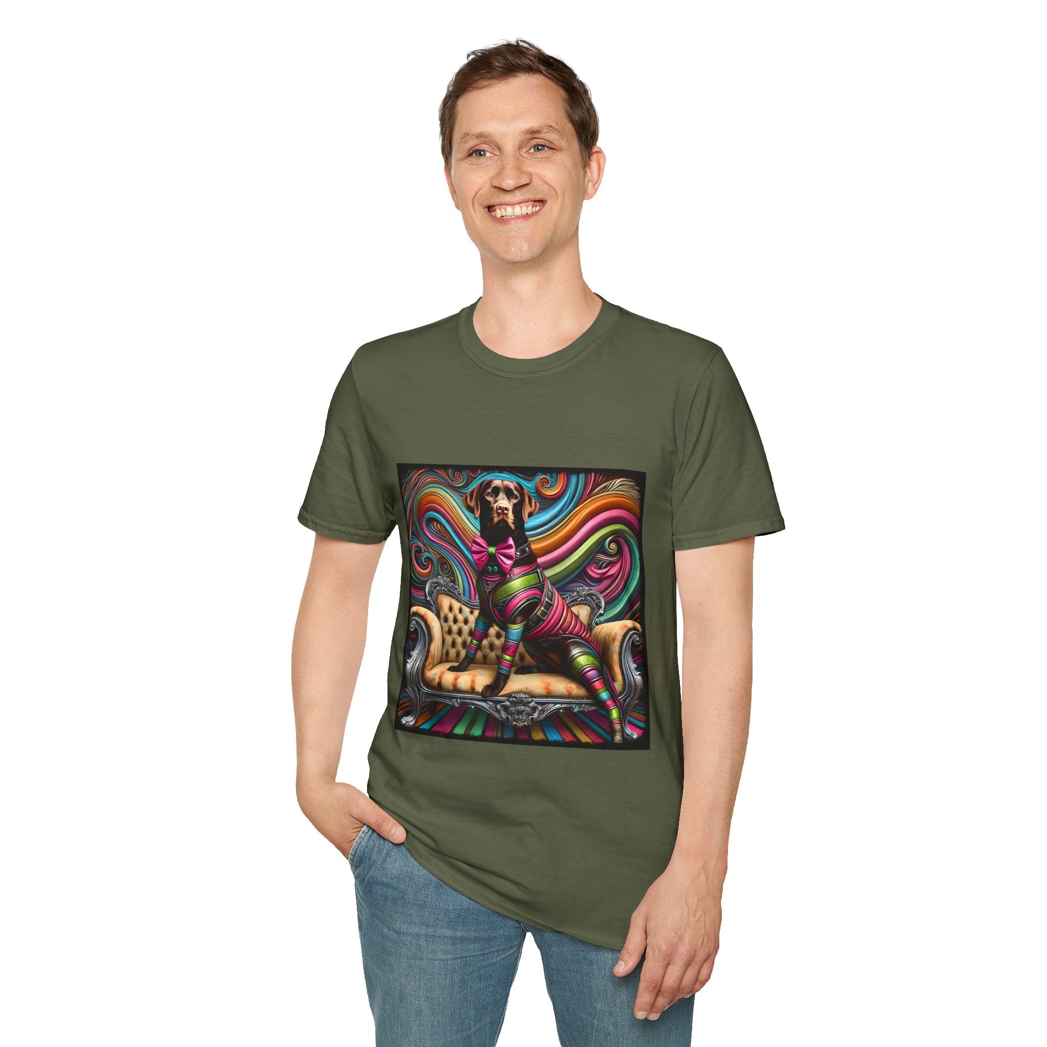 Labrador Retriever Bold Rocker | Unisex Dog T-Shirt