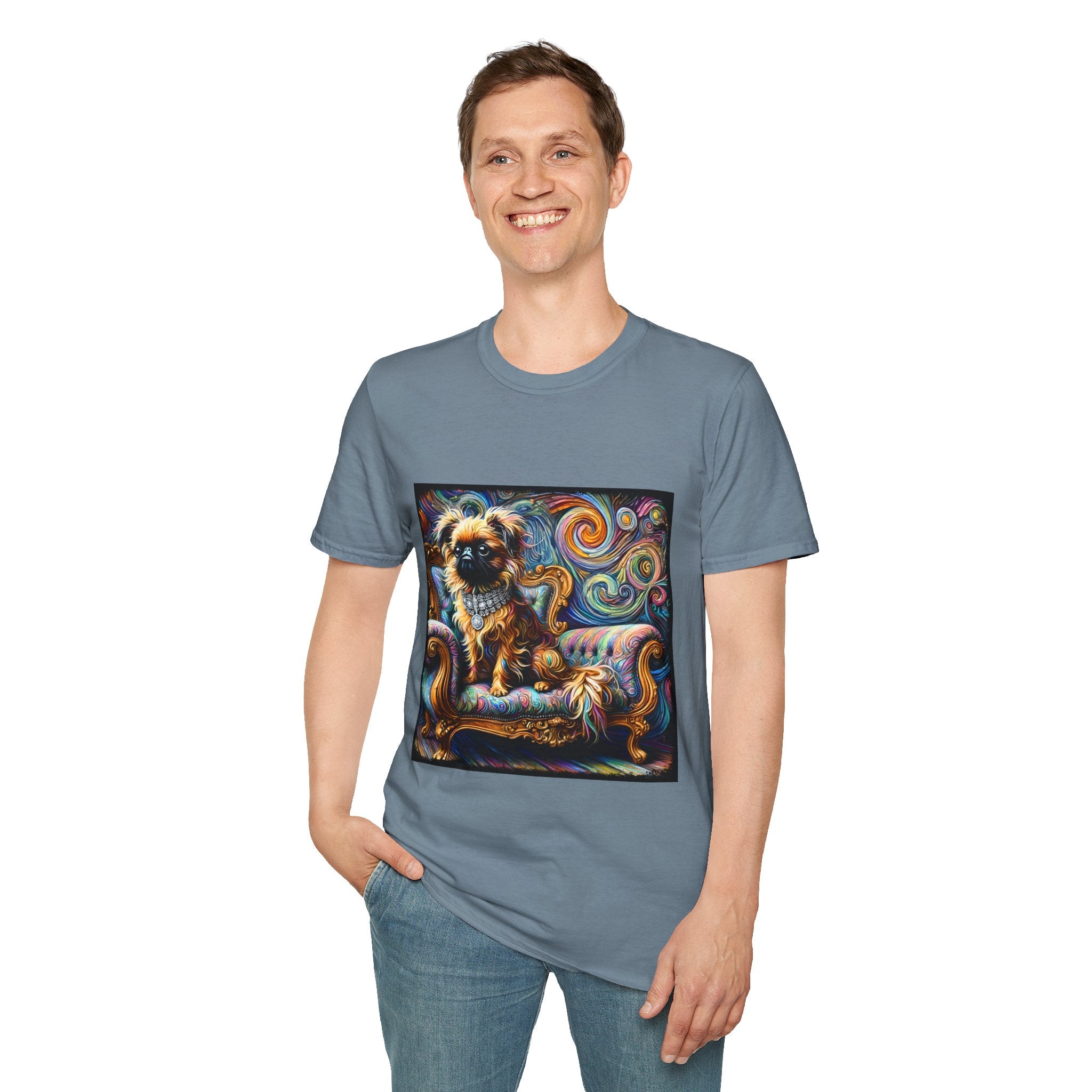 Brussels Griffon Diamond Swirl | Unisex Dog T-Shirt