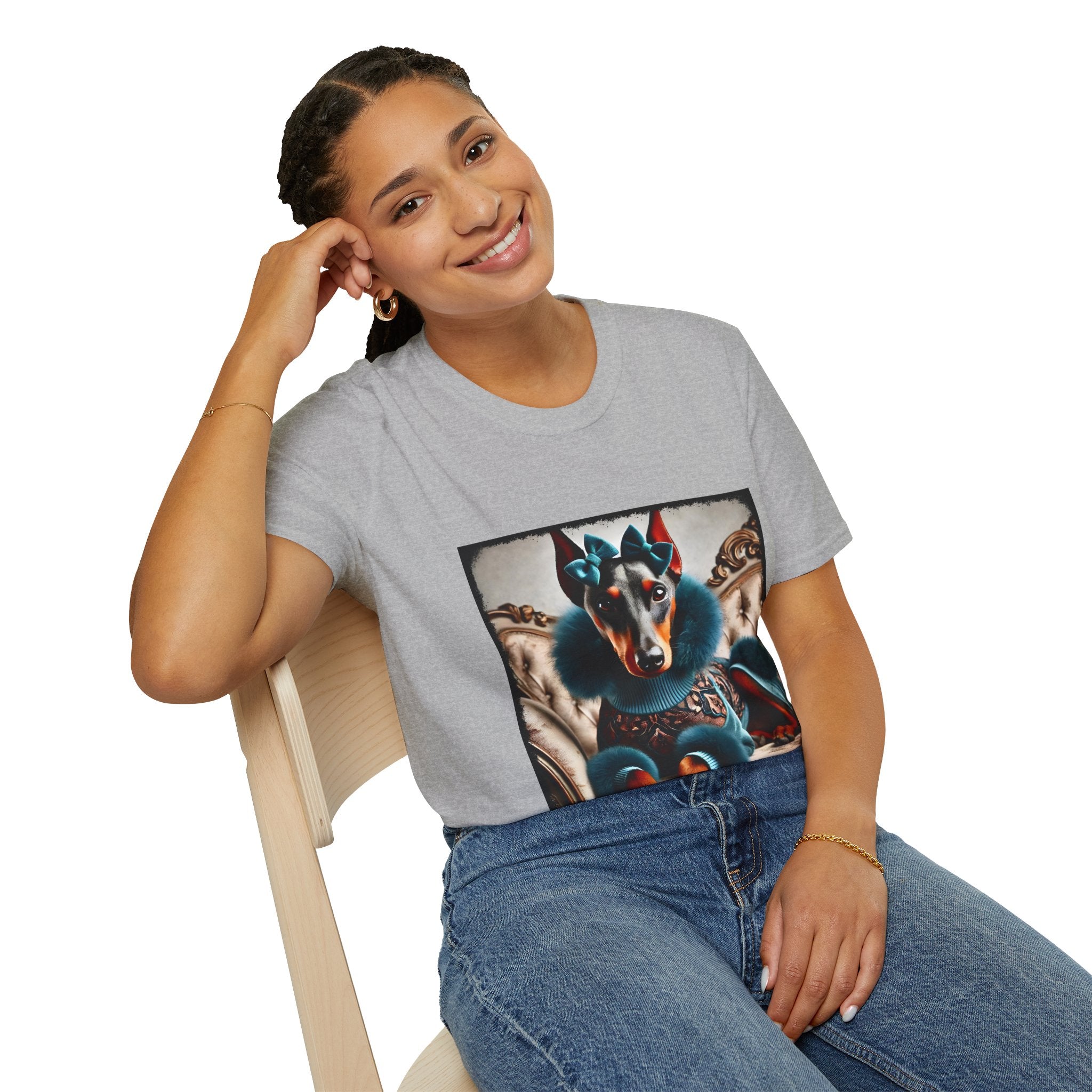 Doberman Pinscher Fashion Icon | Unisex Dog T-Shirt