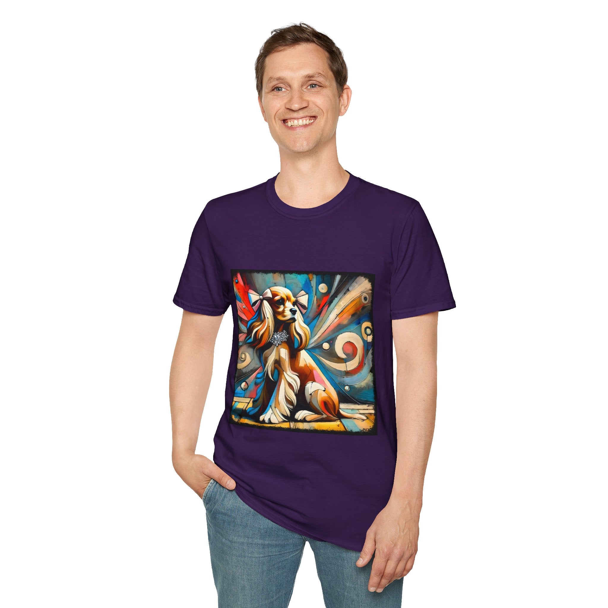 Cocker Spaniel Vivid Swirl | Unisex Dog T-Shirt