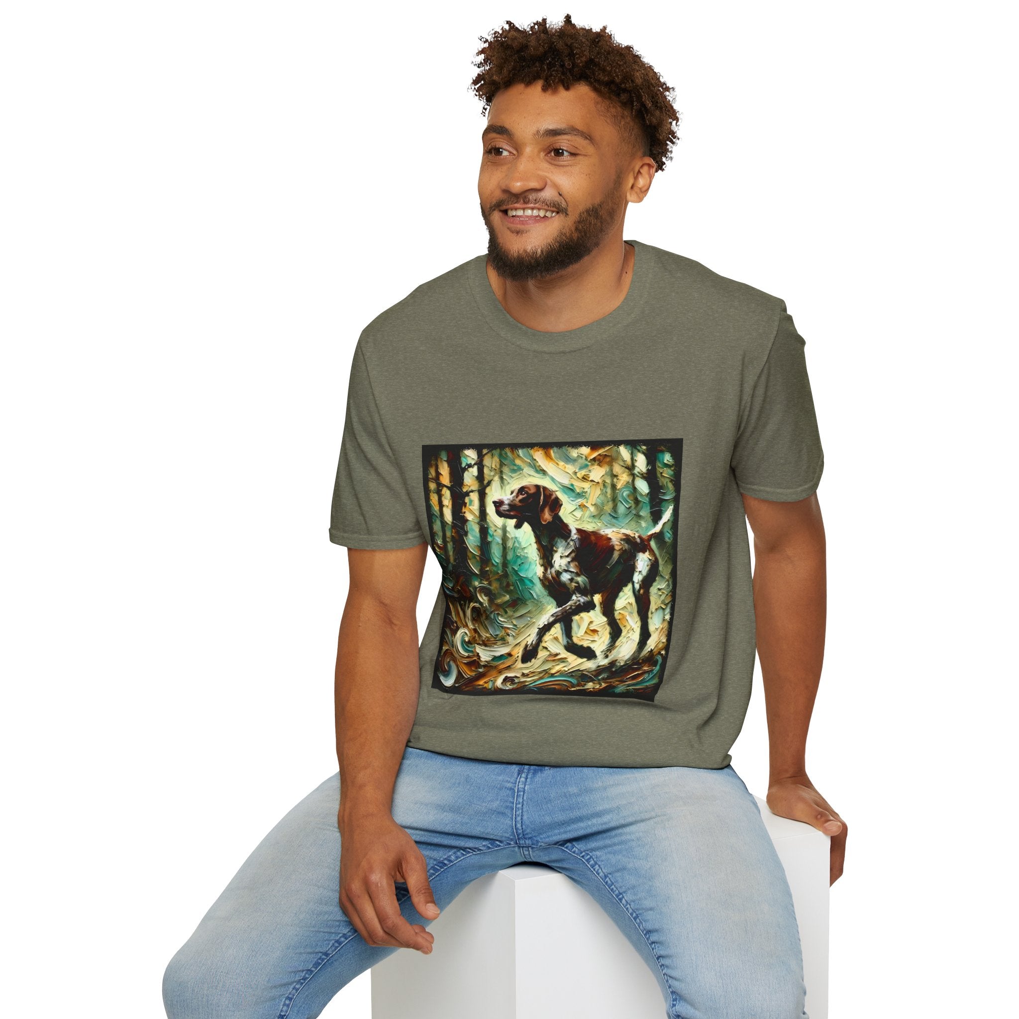 German Shorthaired Pointer Woodland Classic | Unisex Dog T-Shirt