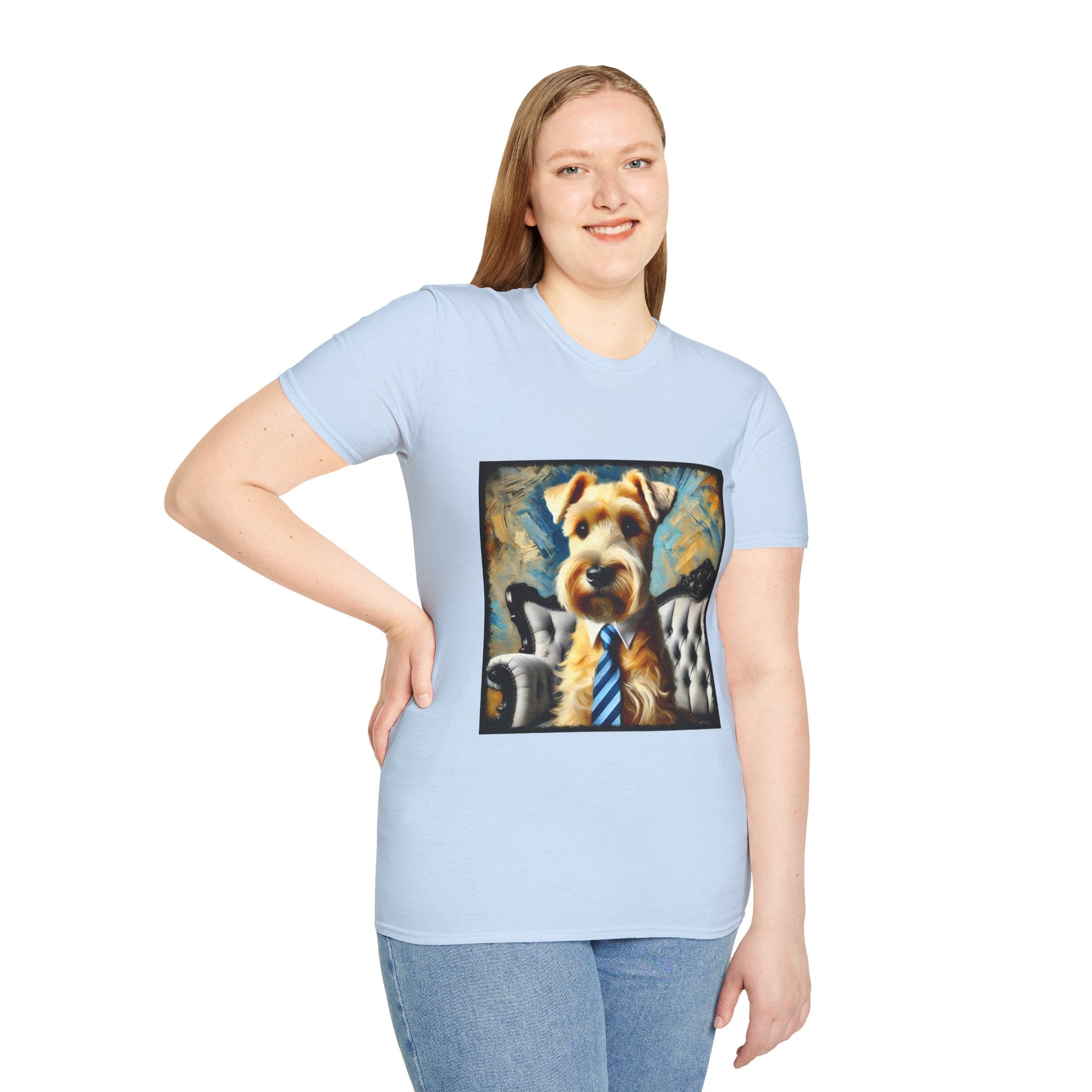 Wheaten Terrier Dapper Dawg | Unisex Dog T-Shirt