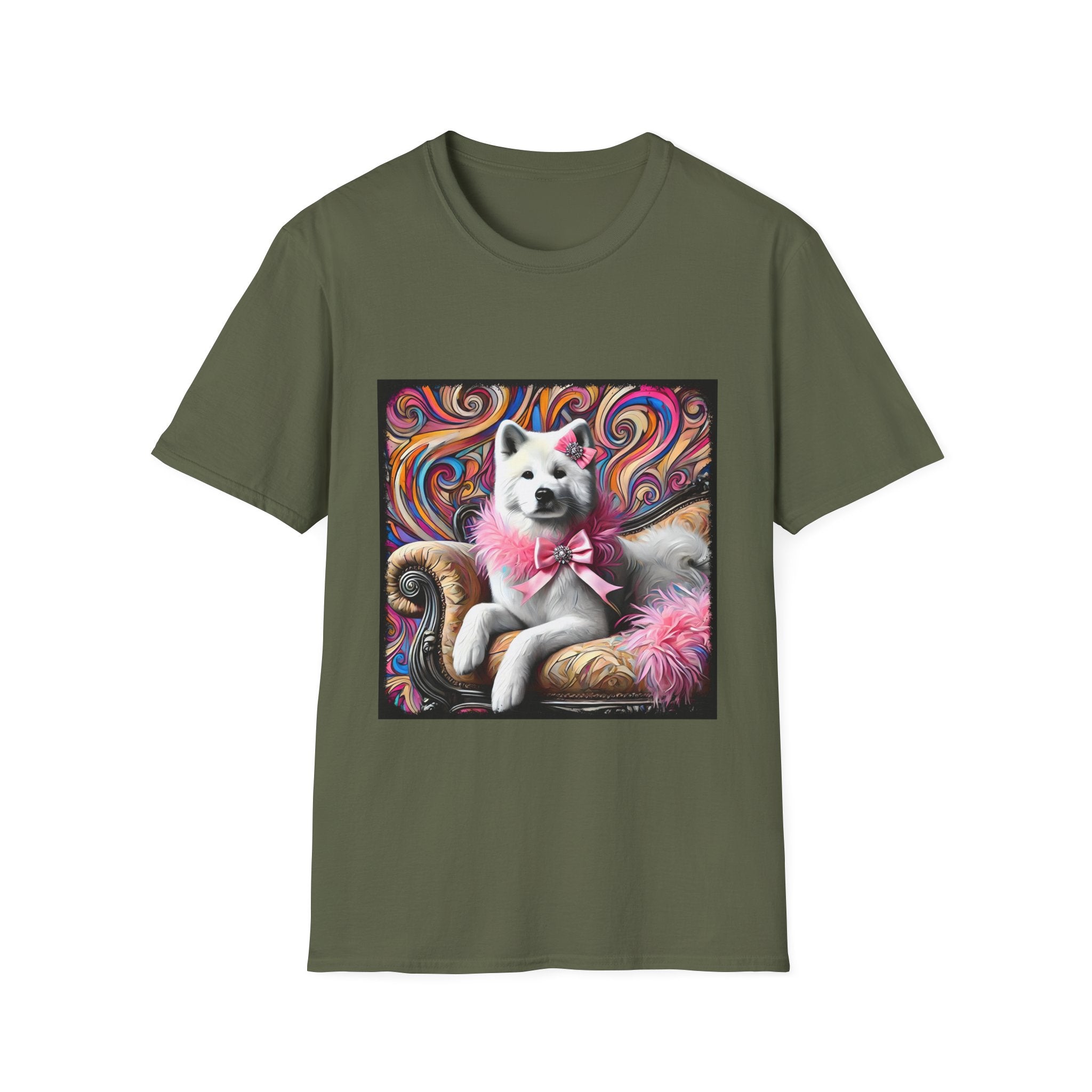 Akita Shirt | Pink Sass Swirl Dog Lover Tee