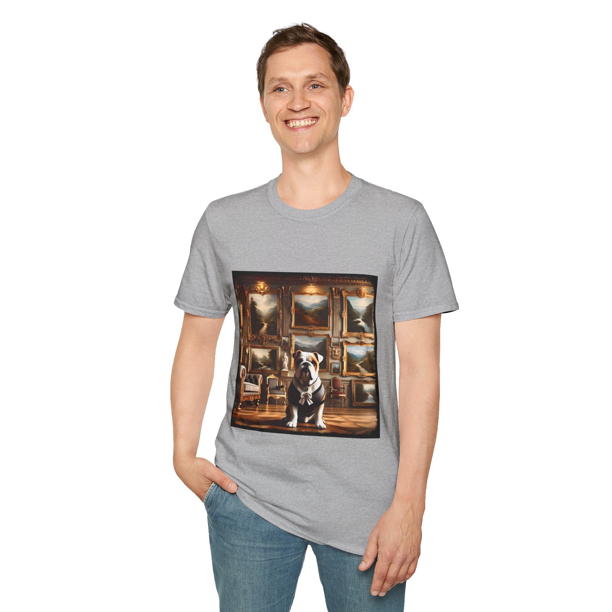 Bulldog Canvas Queen | Unisex Dog T-Shirt