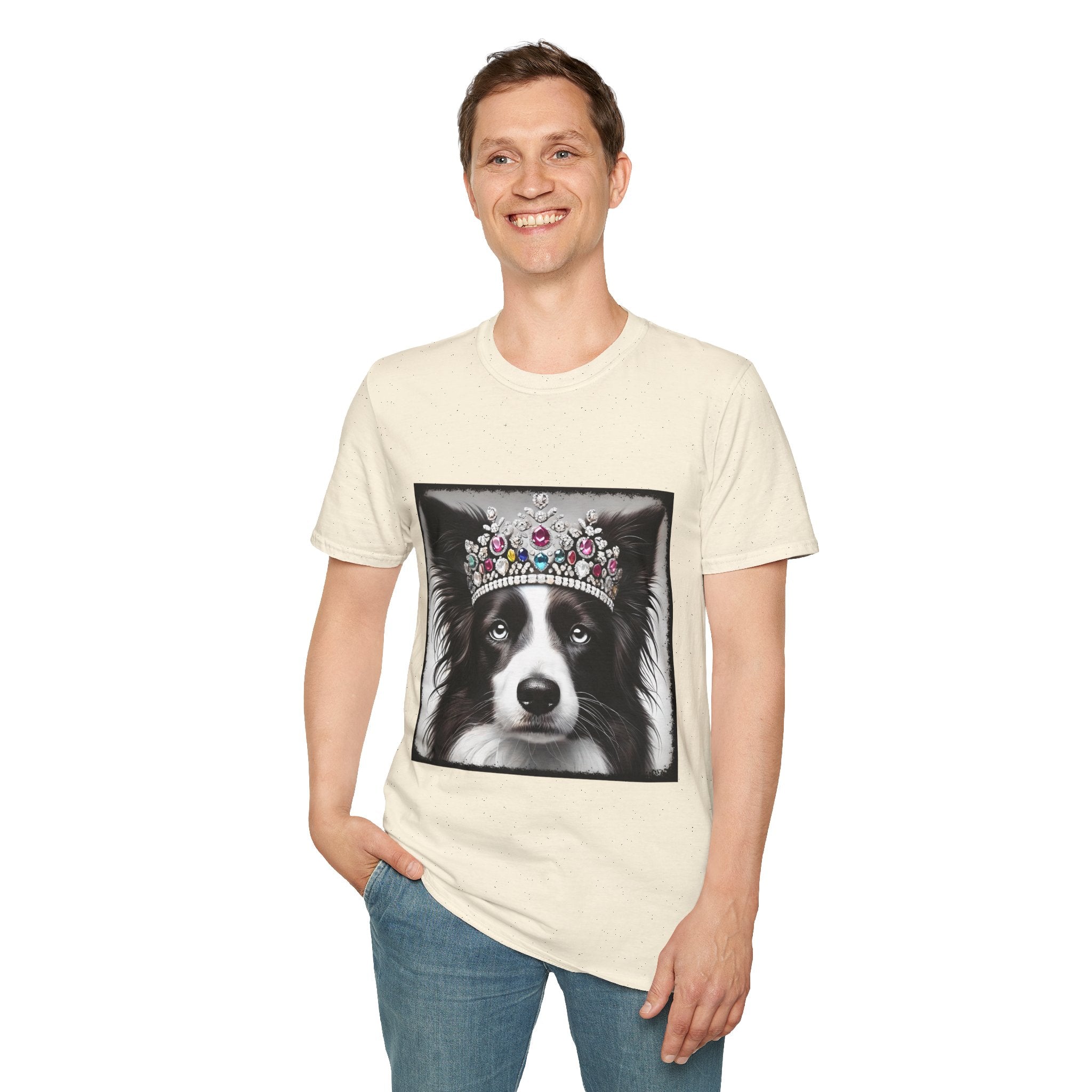 Border Collie Iconic Princess | Unisex Dog T-Shirt
