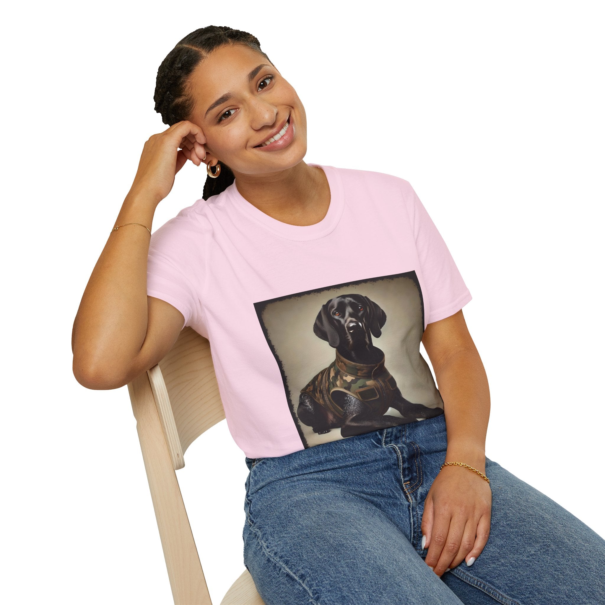 German Shorthaired Pointer Camo Cutie | Unisex Dog T-Shirt