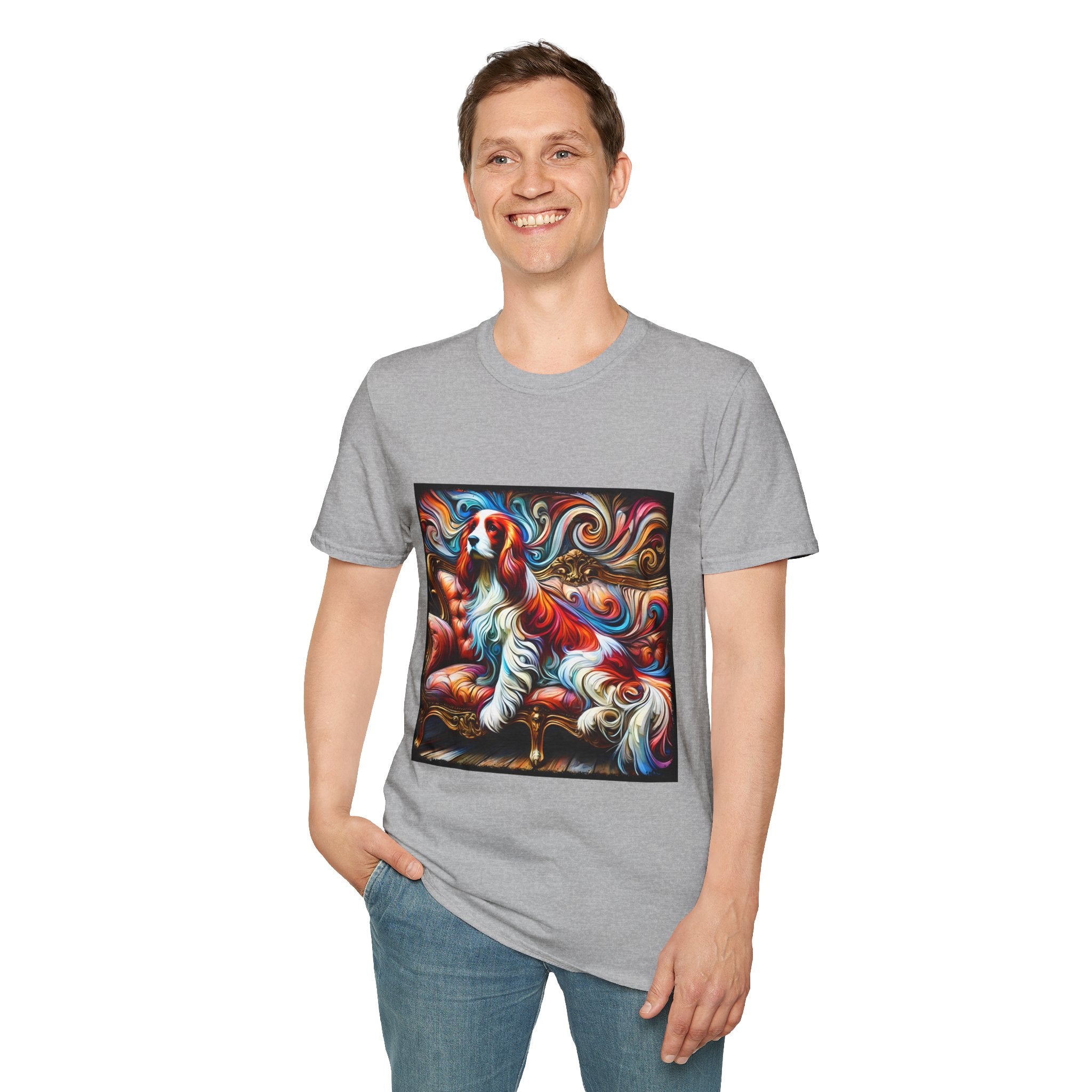 English Springer Spaniel Bold Swirl | Unisex Dog T-Shirt