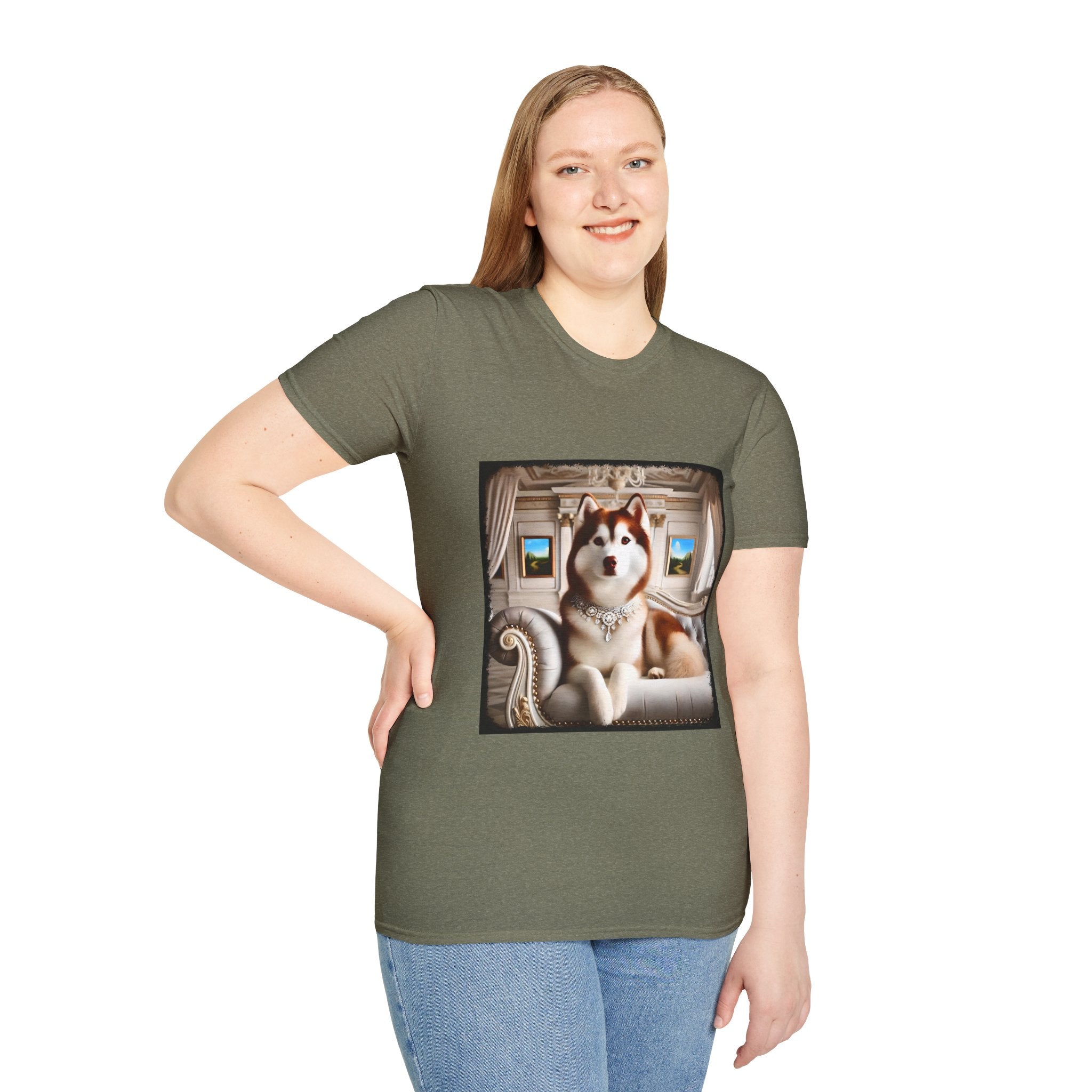 Siberian Husky Red Princess | Unisex Dog T-Shirt