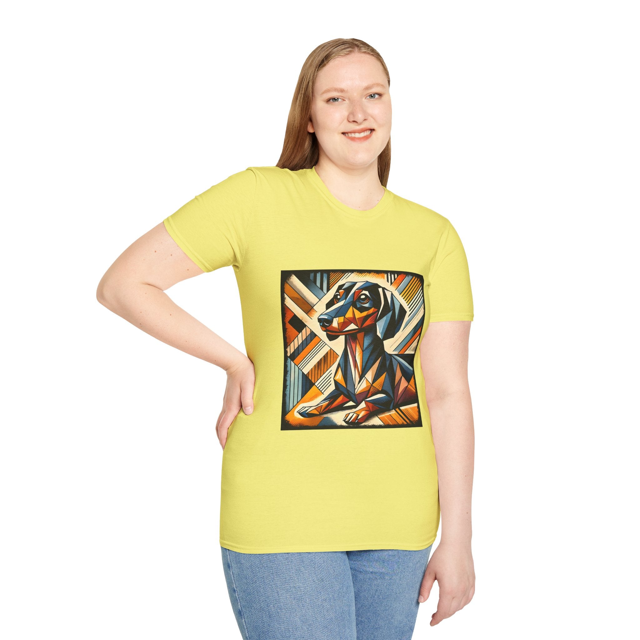 Dachshund Bold Geometric | Unisex Dog T-Shirt