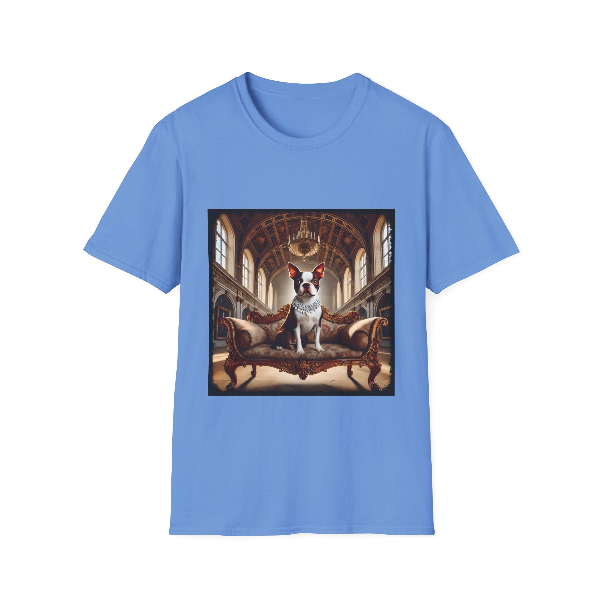 Boston Terrier Poised Princess  | Unisex Dog T-Shirt