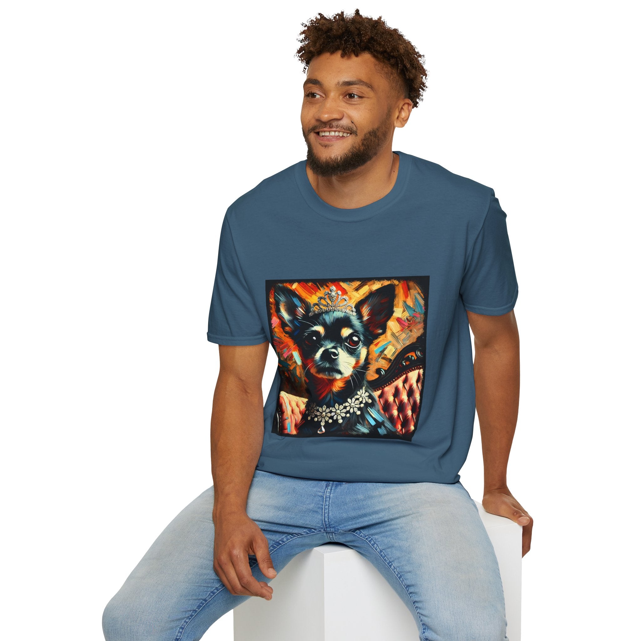 Chihuahua Poised Princess Classic | Unisex Dog T-Shirt