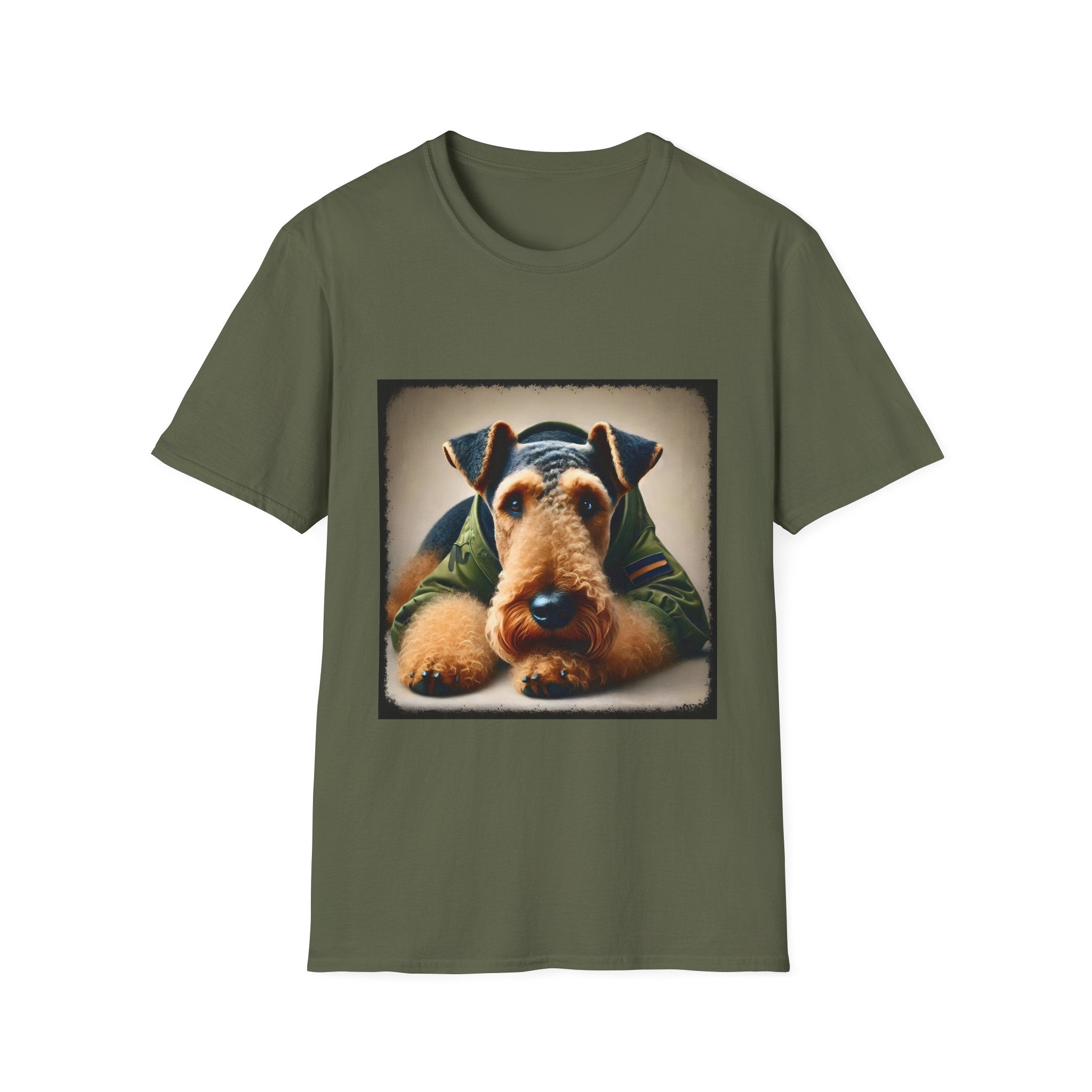 Airedale Terrier Shirt | Camo Cutie Dog Lover Tee