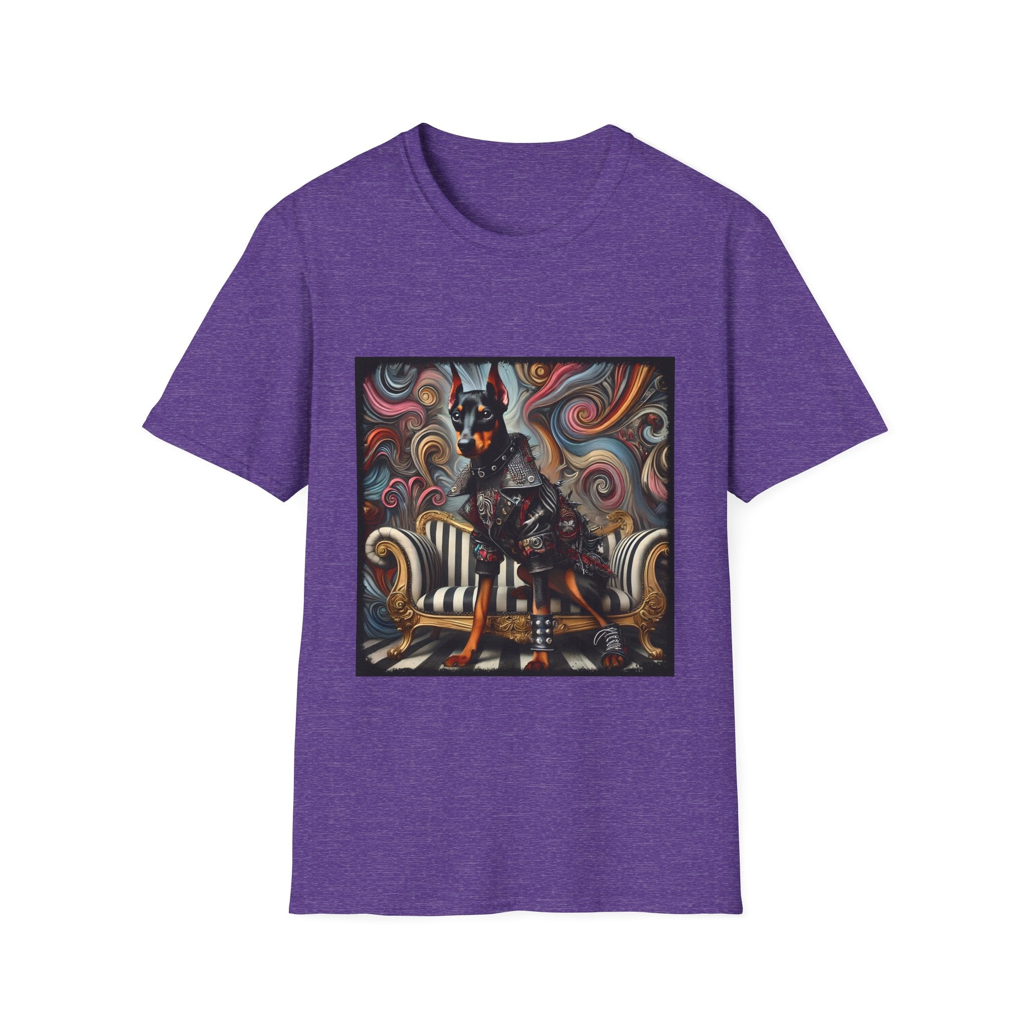 Doberman Pinscher Edgy Rocker | Unisex Dog T-Shirt