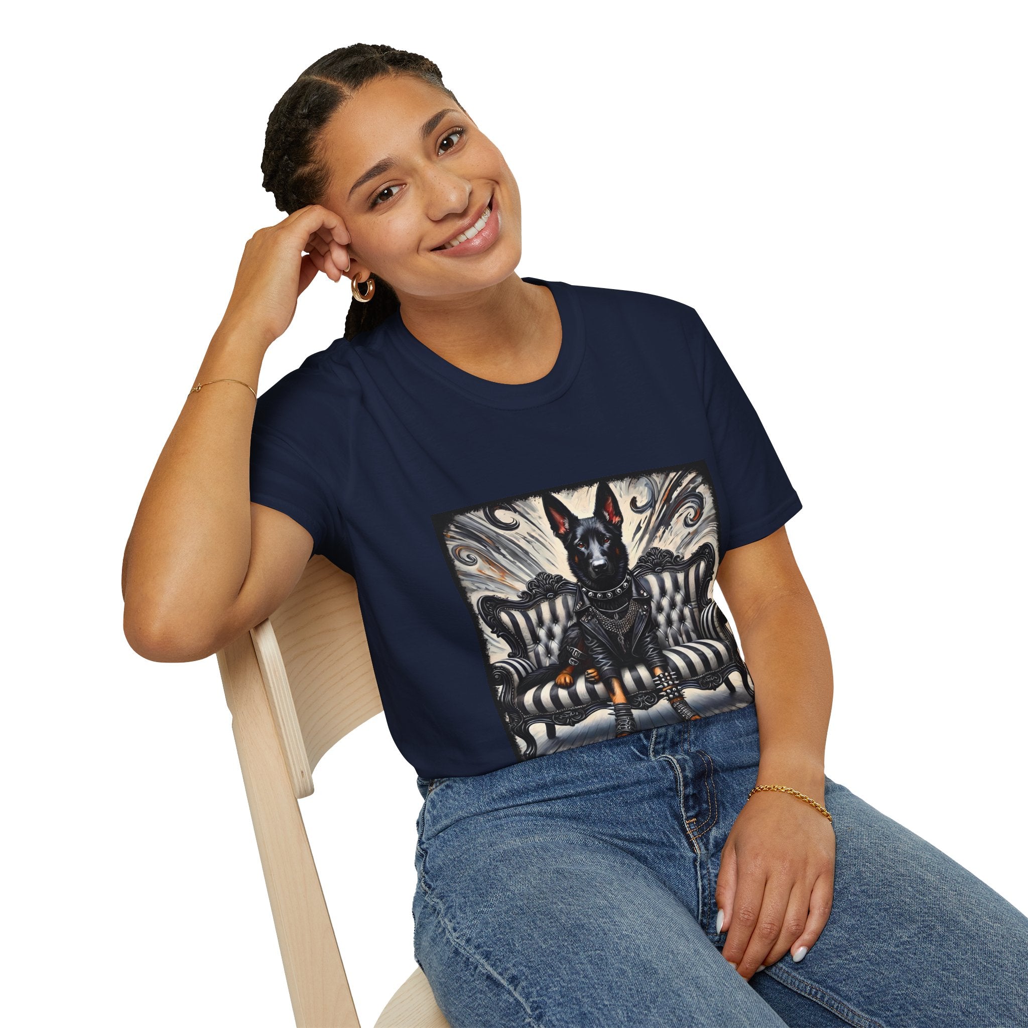 German Shepherd Bold Rebel | Unisex Dog T-Shirt