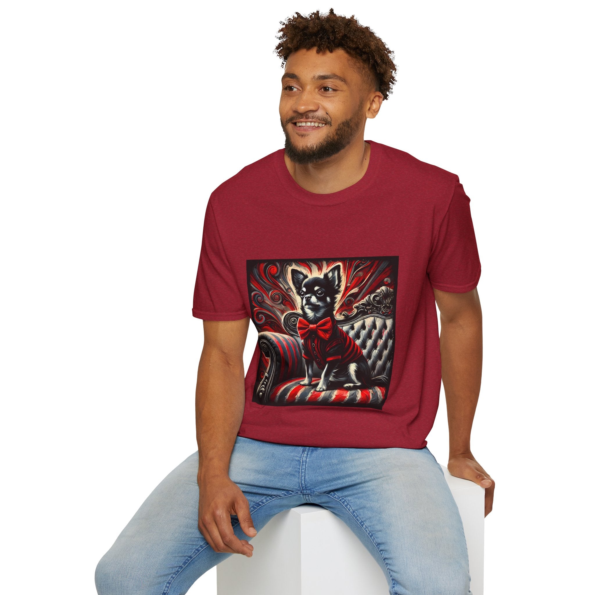 Chihuahua Red Rocker | Unisex Dog T-Shirt