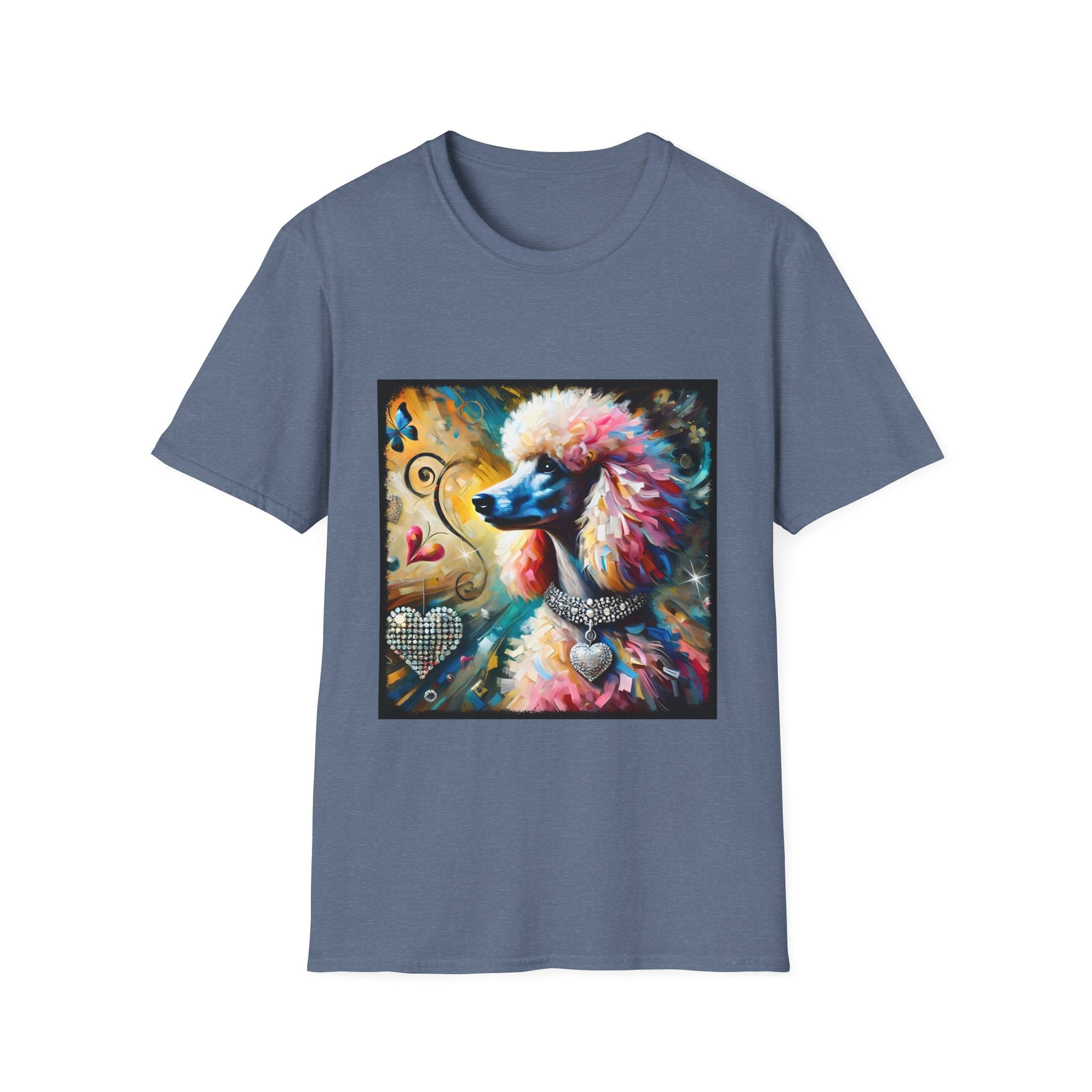 Poodle Diamond Heart Classic | Unisex Dog T-Shirt