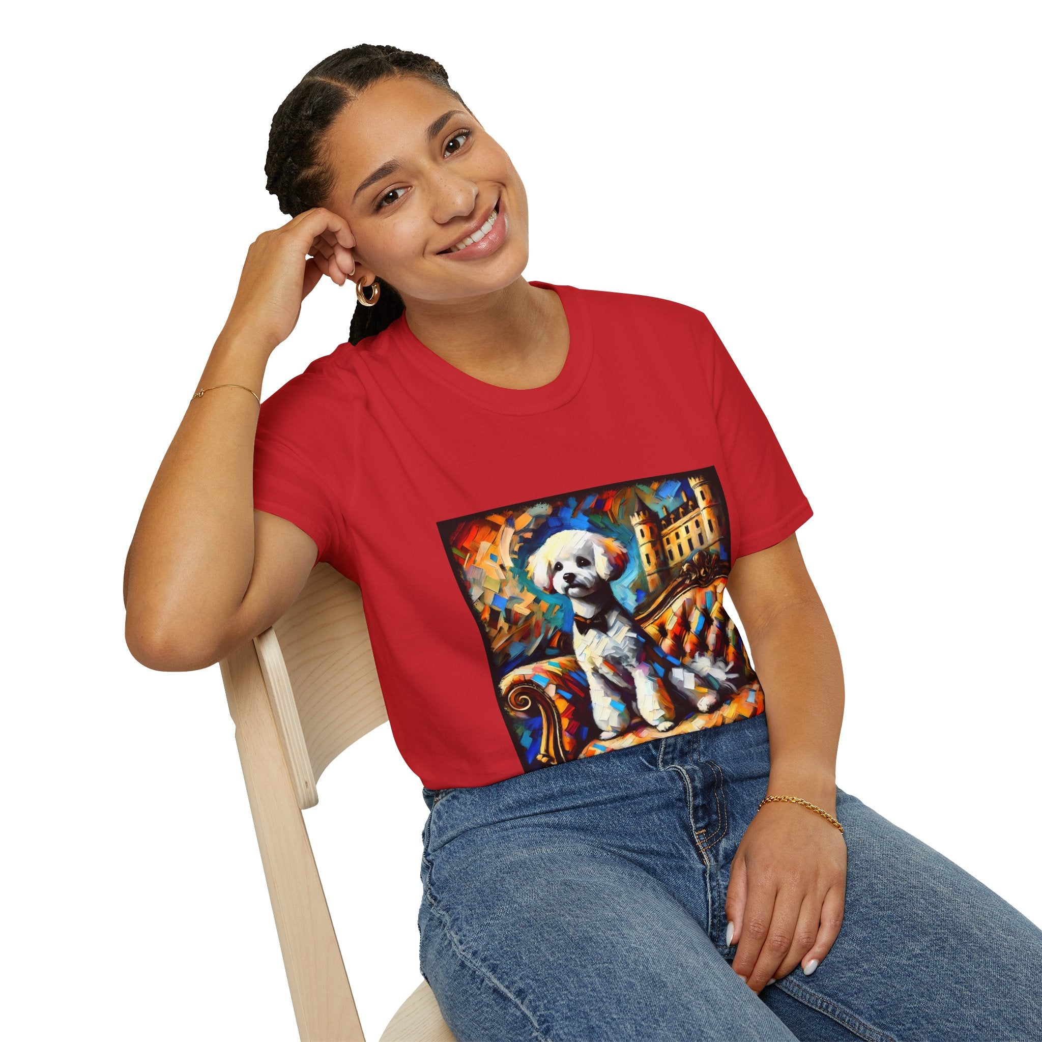 Bichon Frise Bowtie Classic | Unisex Dog T-Shirt