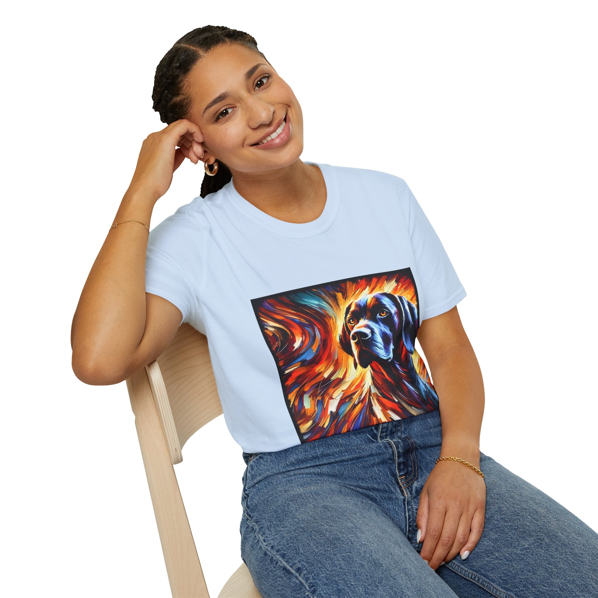 German Shorthaired Pointer Bold Fire Classic | Unisex Dog T-Shirt