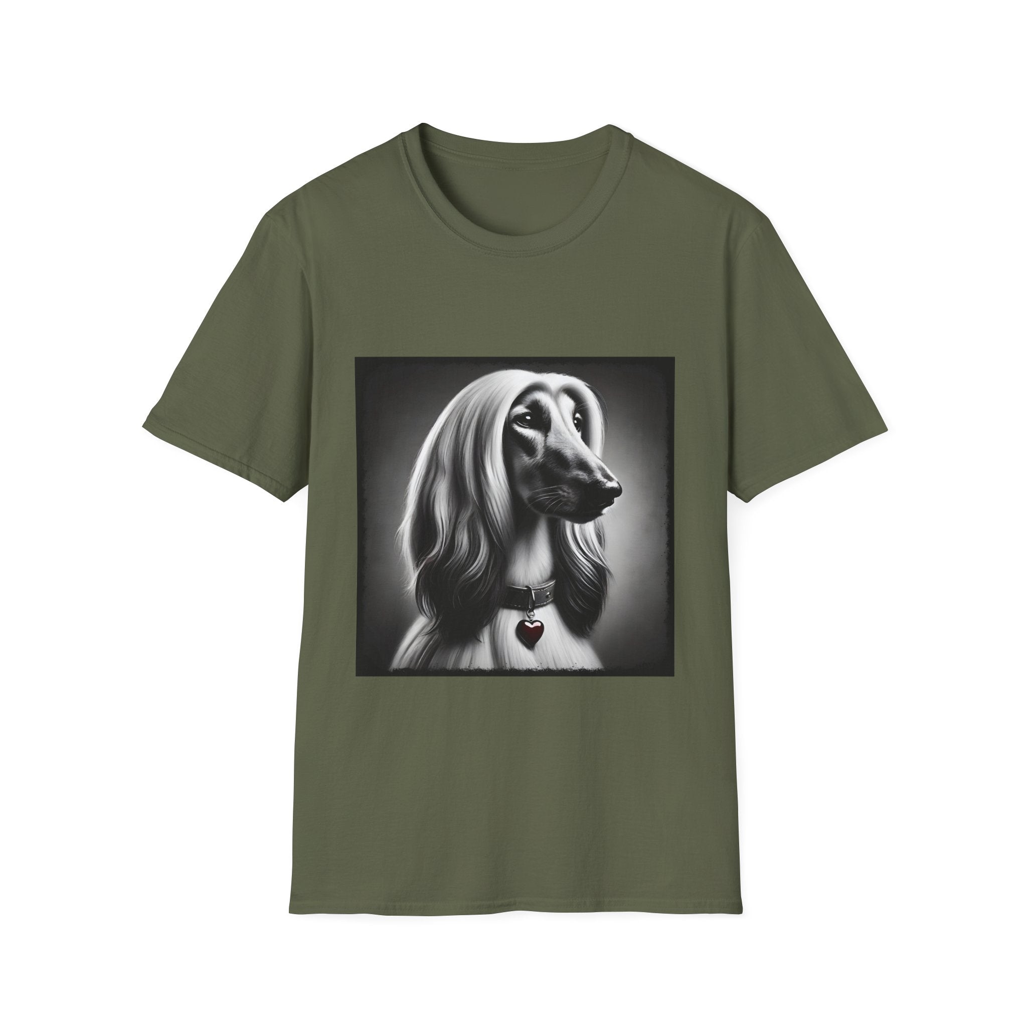Afghan Hound Shirt | Heart Charm Dog Lover Tee